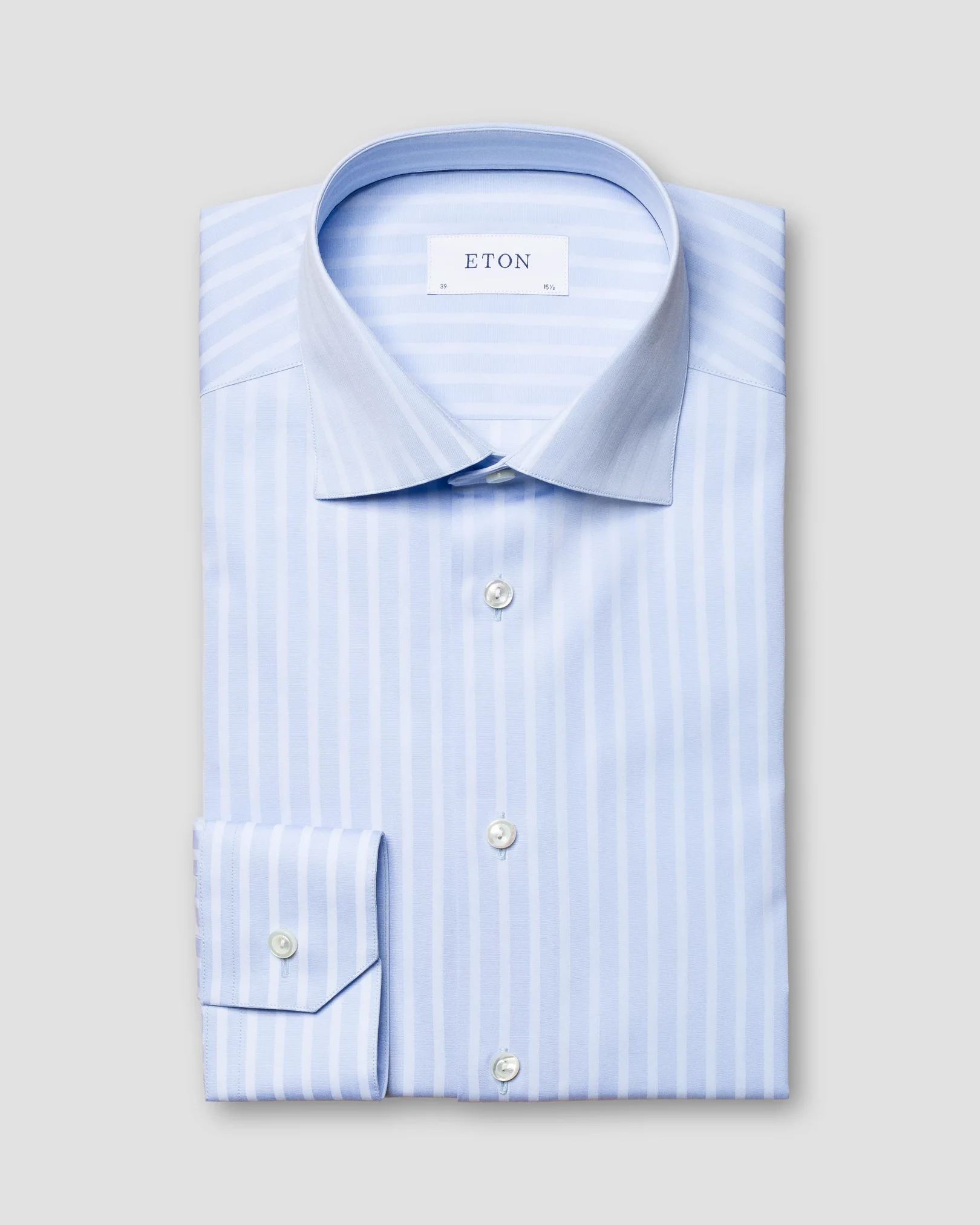 Eton - light blue fine pique