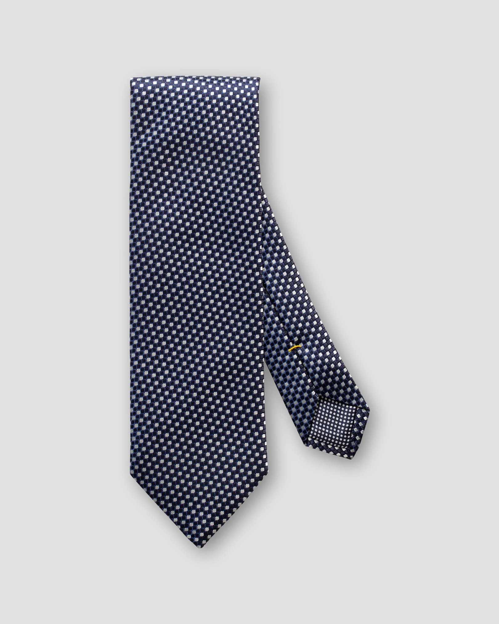 Eton - navy dotted silk tie