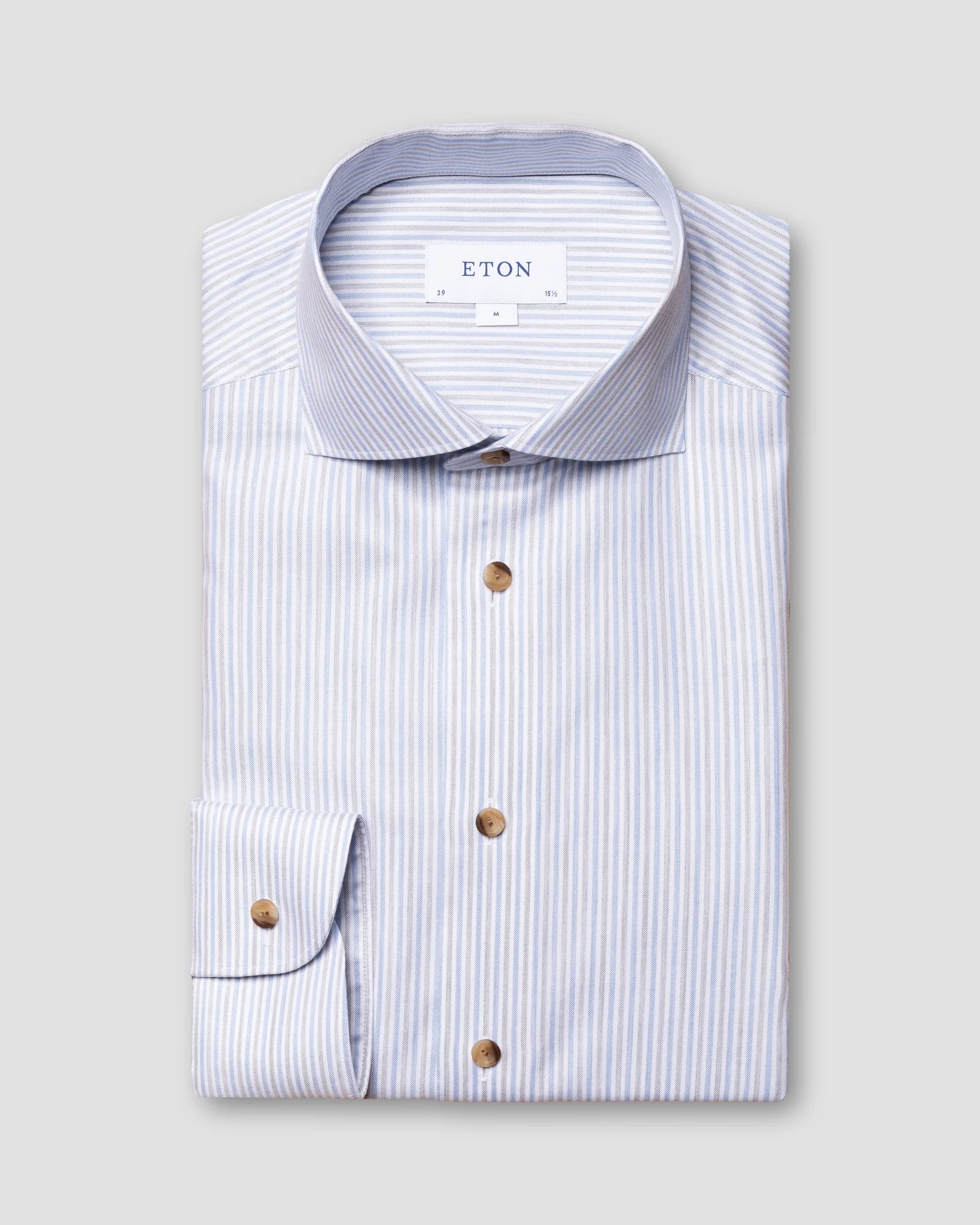 Eton - light blue oxford melange