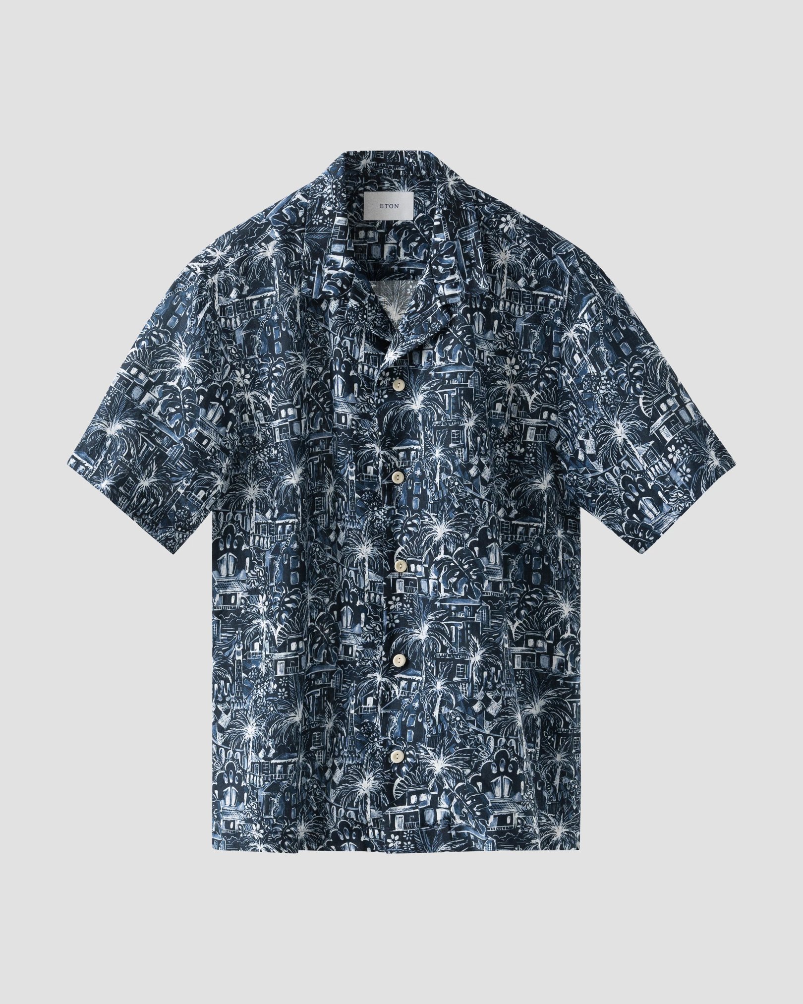 Eton - Floral Print Resort Shirt