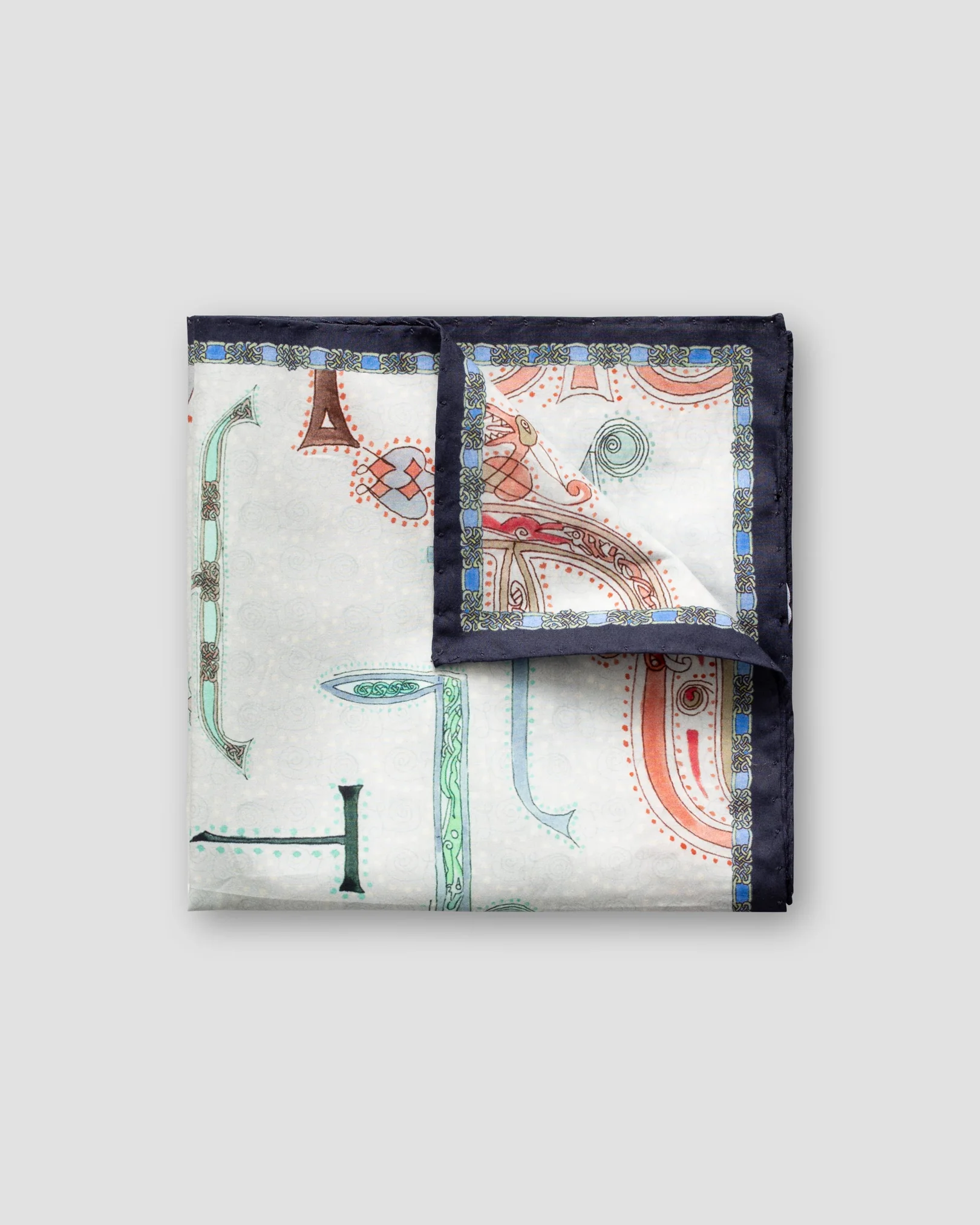 Eton - blue eton jazz pocket square