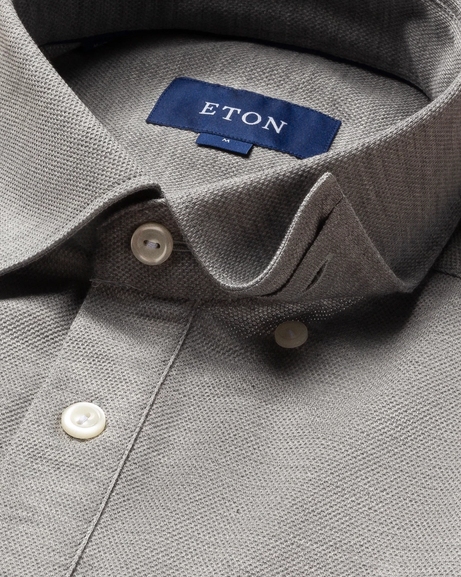 Eton - grey pique