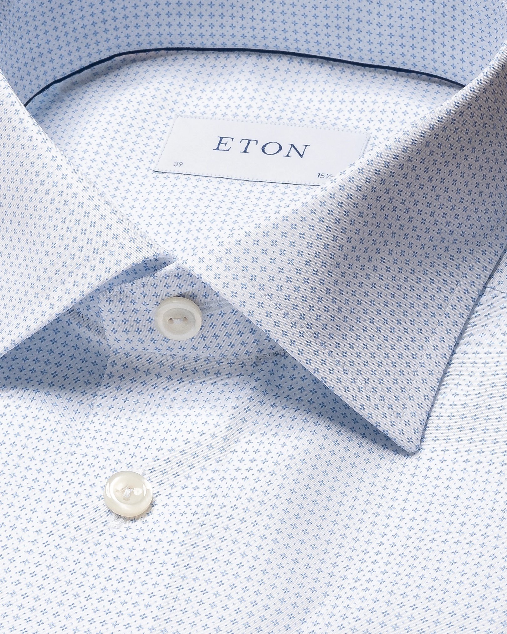 Eton - light blue poplin summer sale