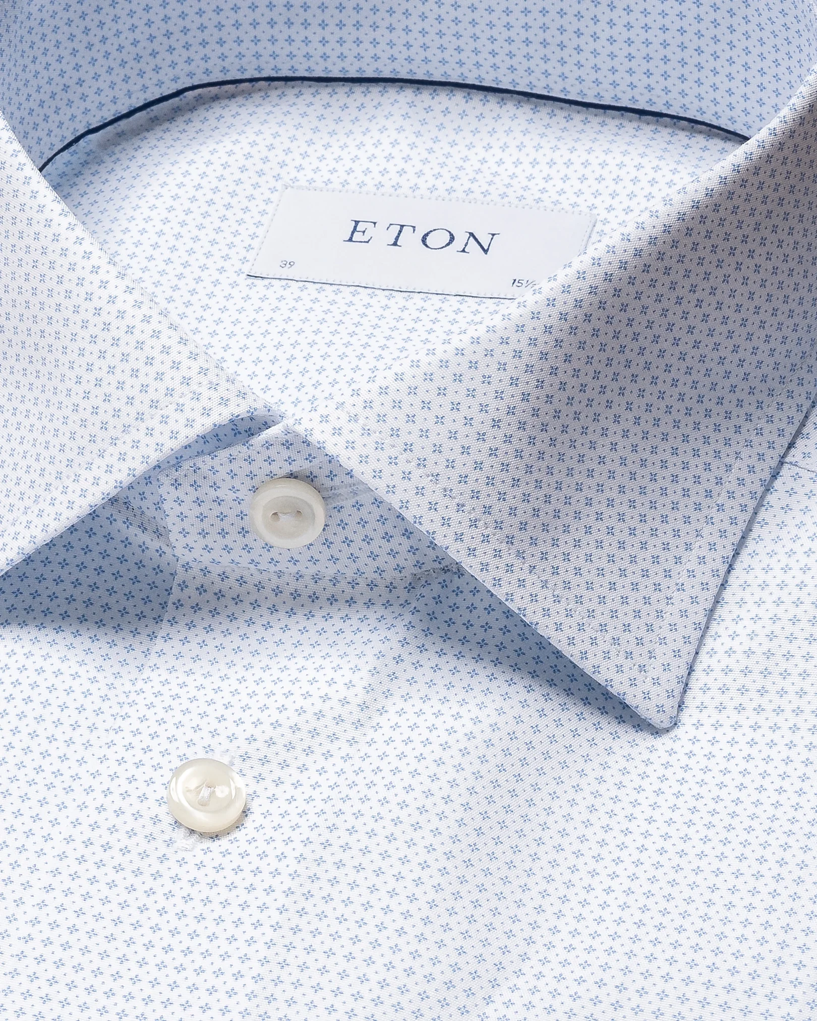 Eton - light blue poplin summer sale