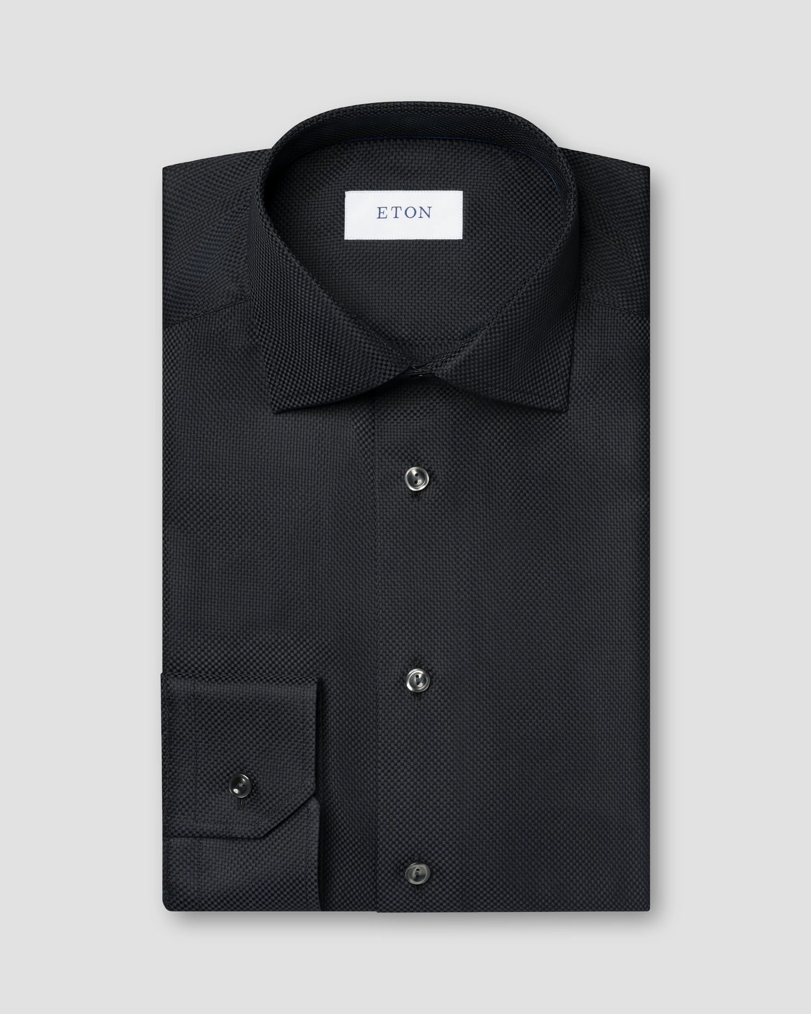Eton - black king twill