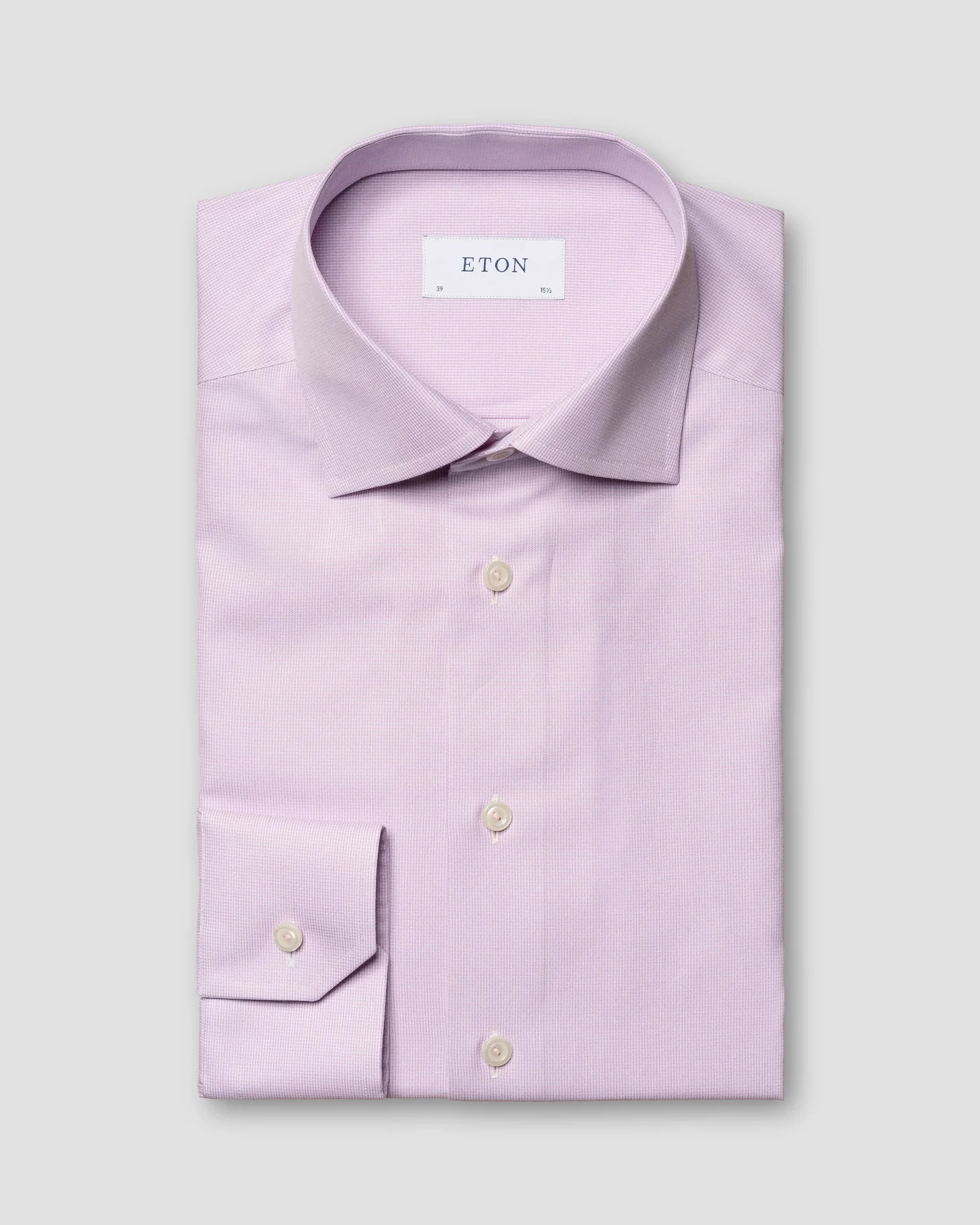 Eton - Pink Fine twill shirt