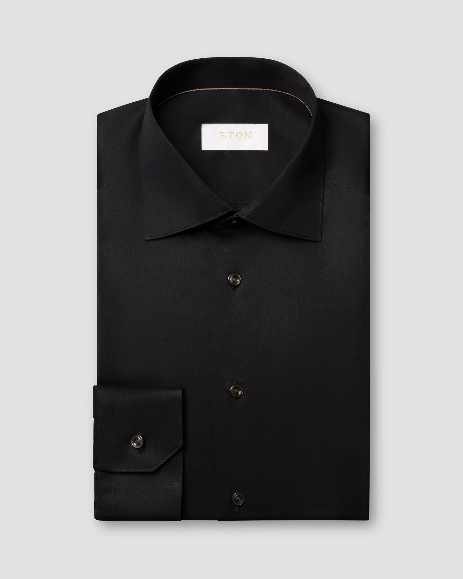 Eton - Hochwertiges Twill-Hemd in Uni-Farbe