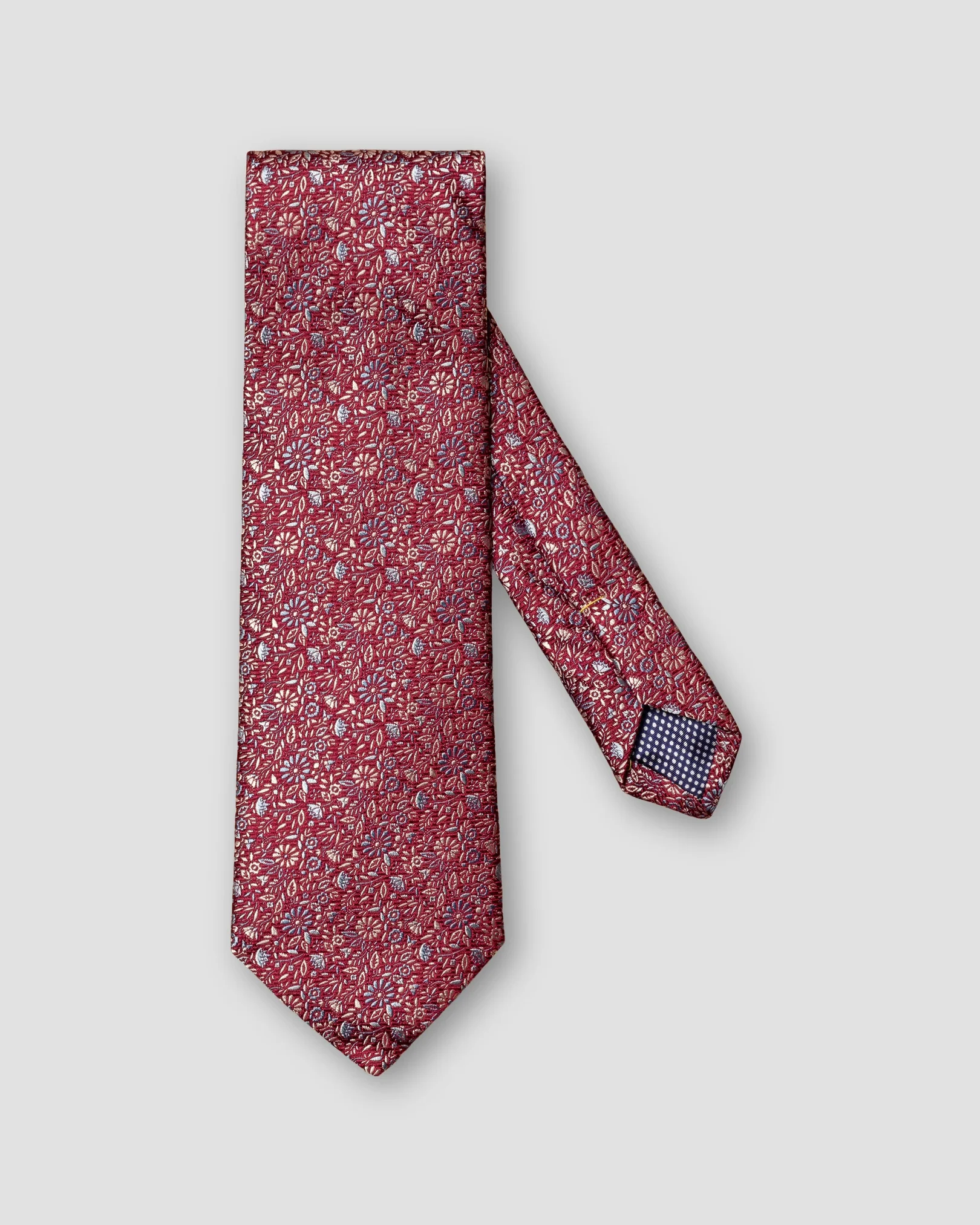 Eton - red floral silk tie
