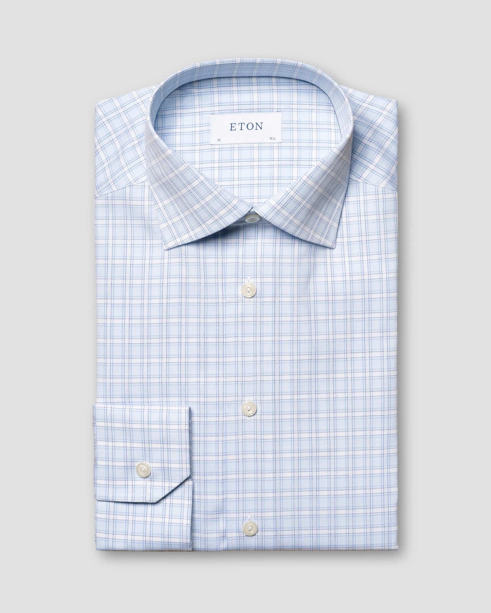 Eton - light blue timeless checked