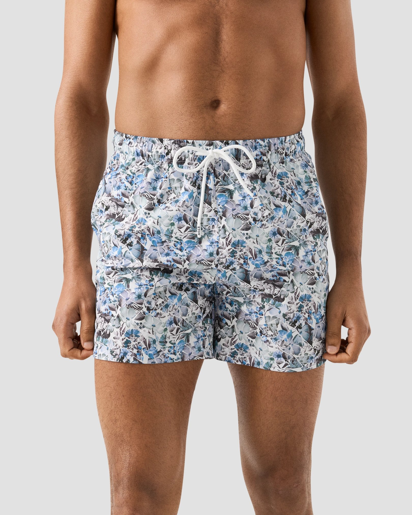 Eton - multi printed swim shorts