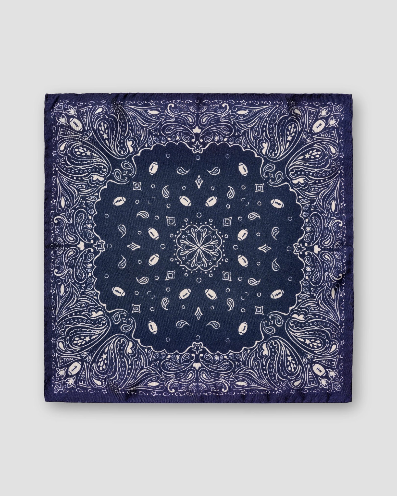 Eton - two color pocket square