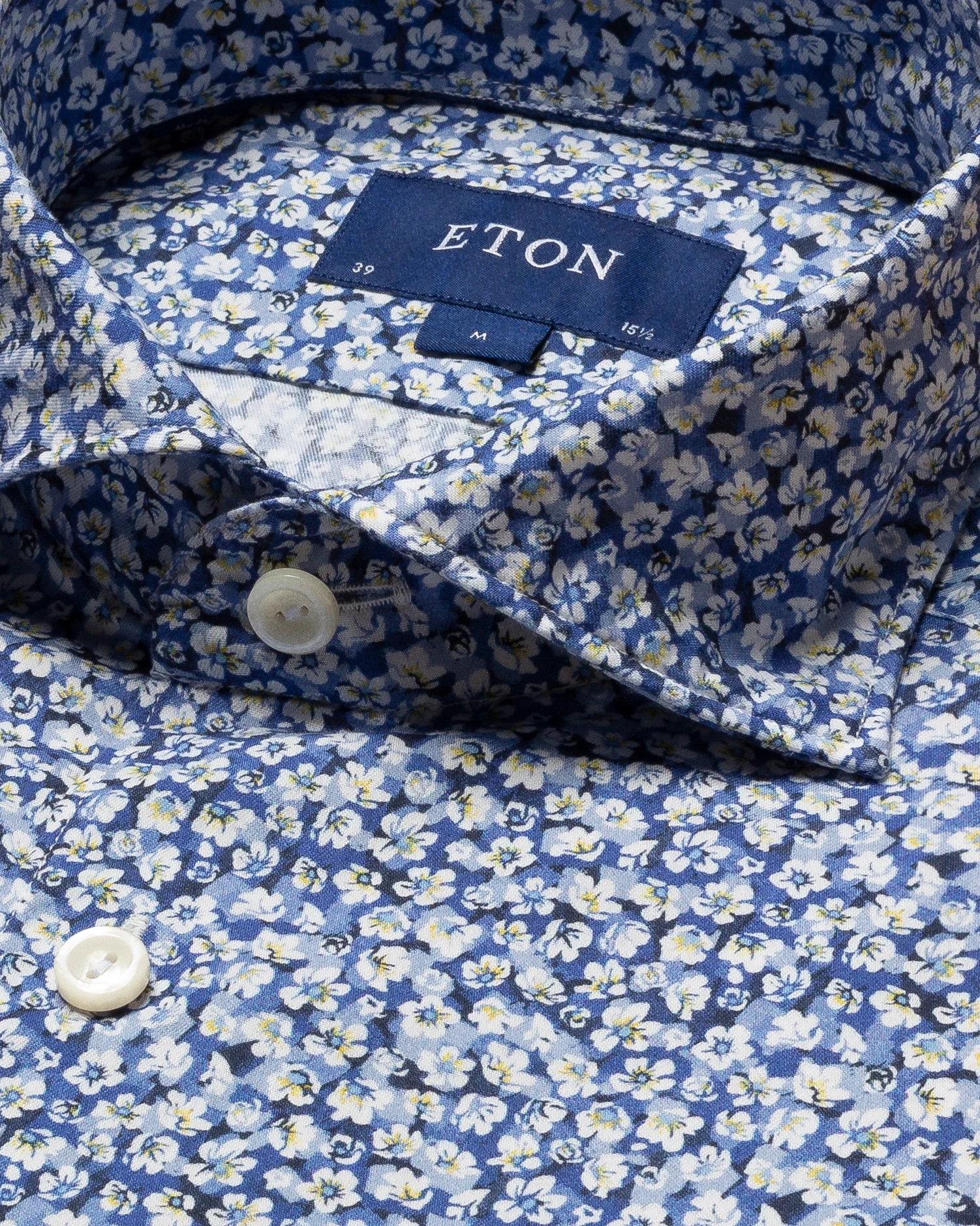 Eton - mid blue cotton tencel