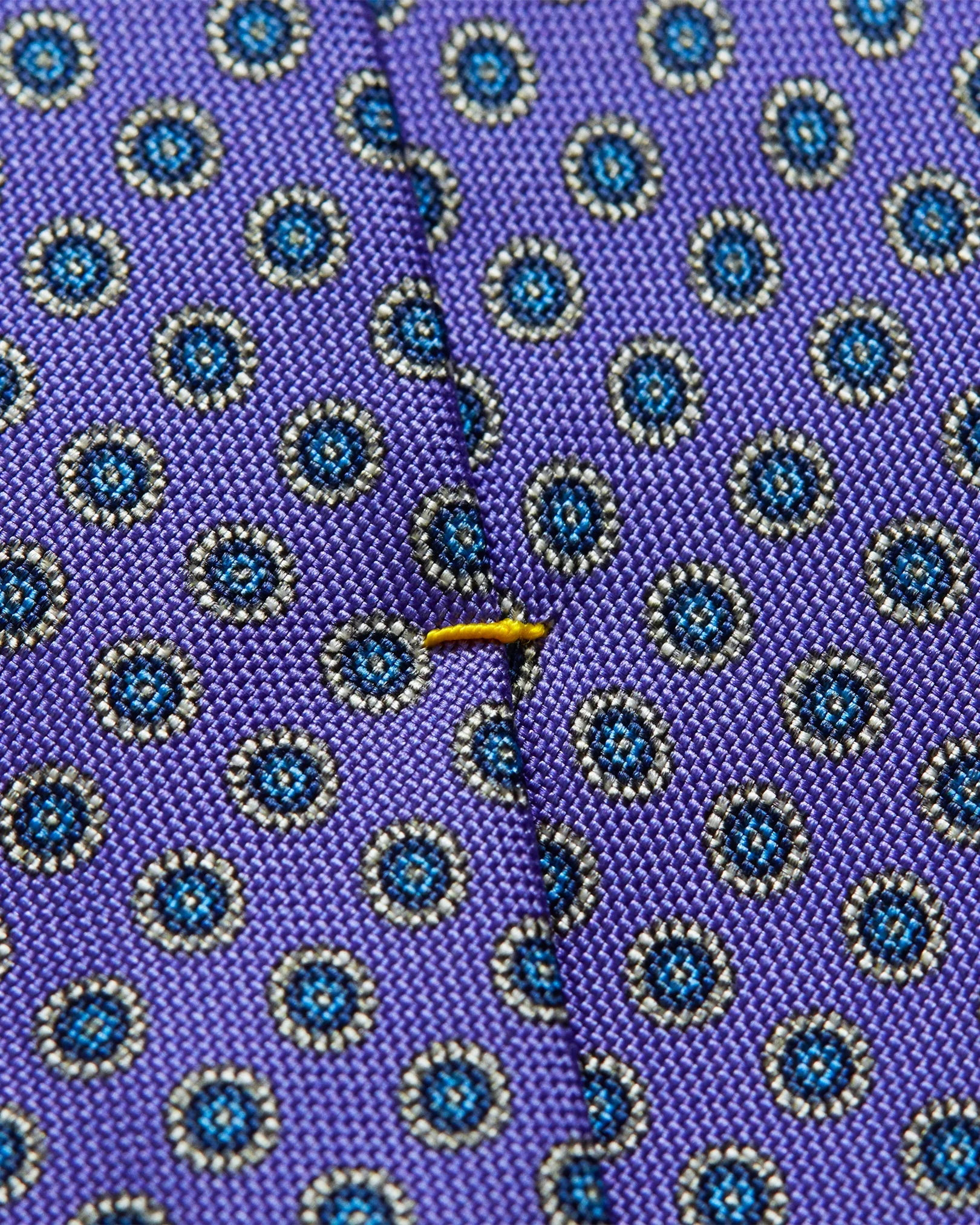 Eton - dark purple geometric tie