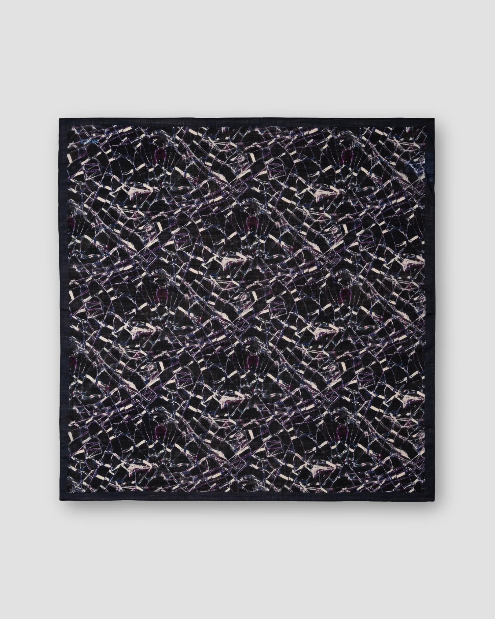 Eton - navy blue wool bandana