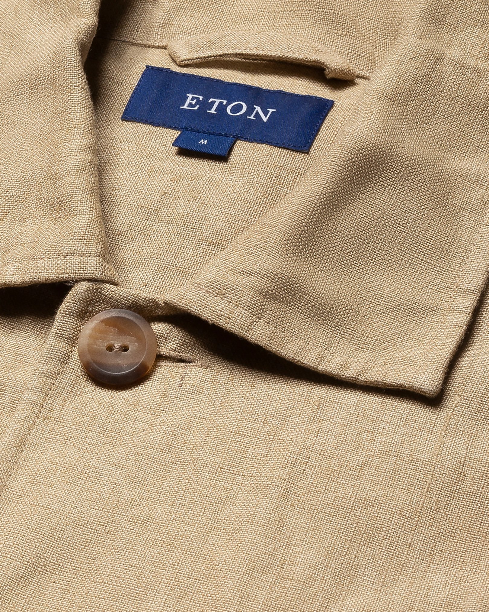 Eton - beige linen overshirt