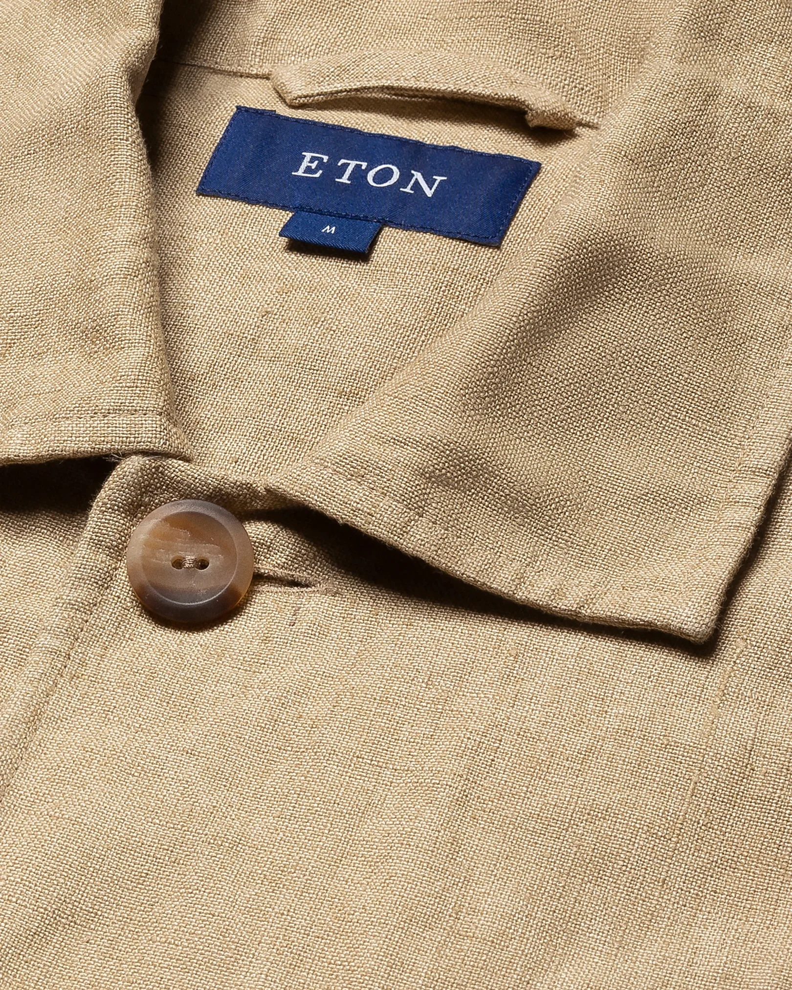 Eton - beige linen overshirt