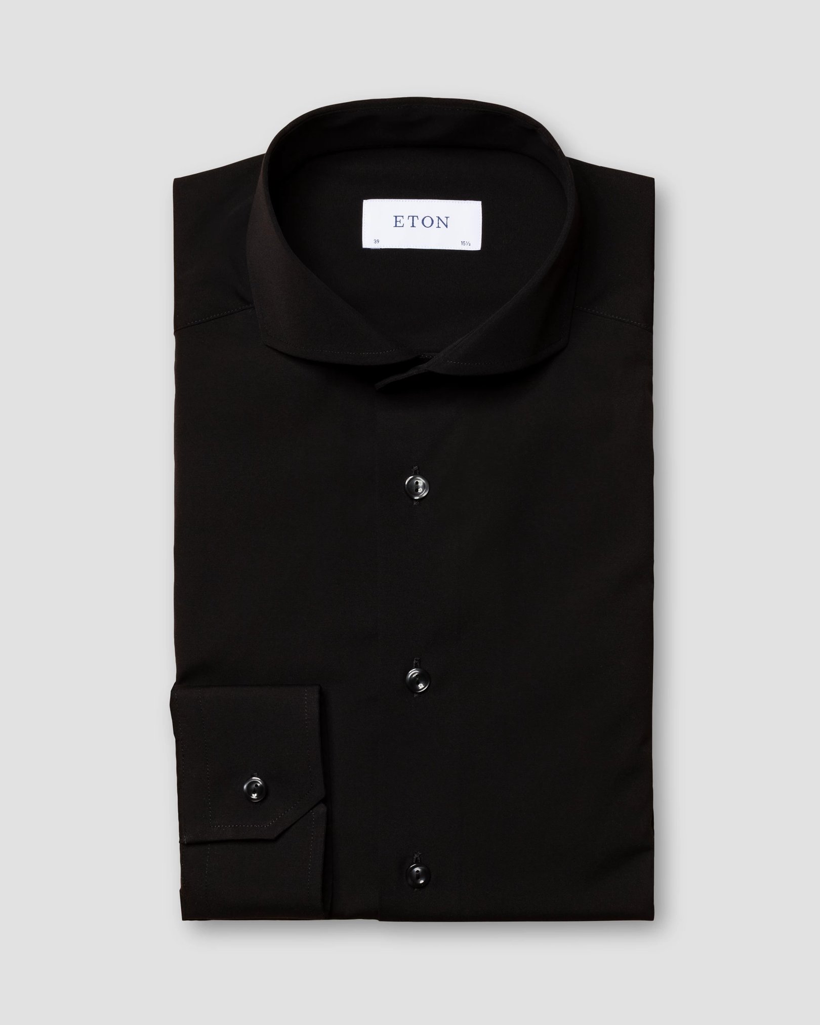 Eton - black poplin