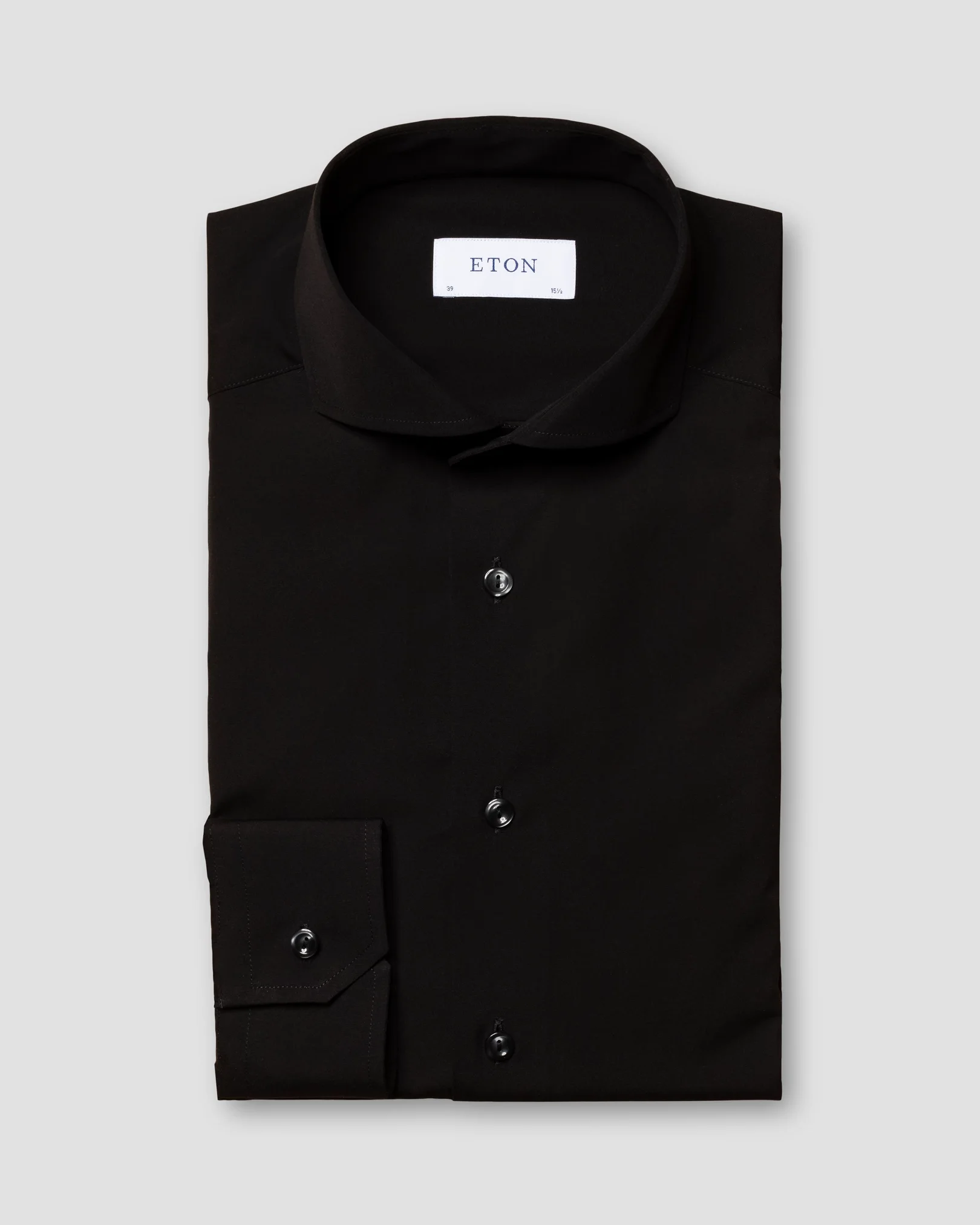 Eton - black poplin