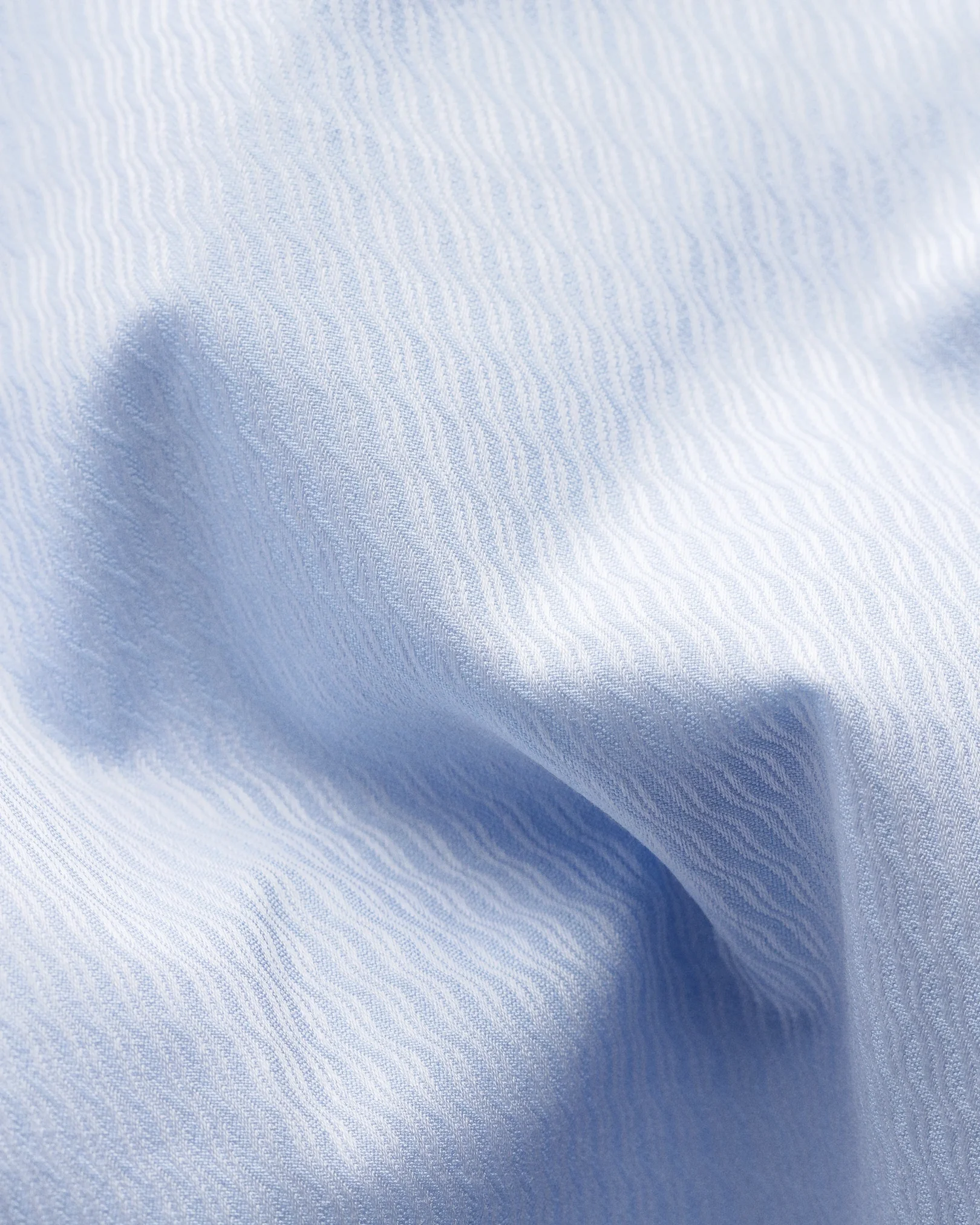Eton - light blue water weave shirt