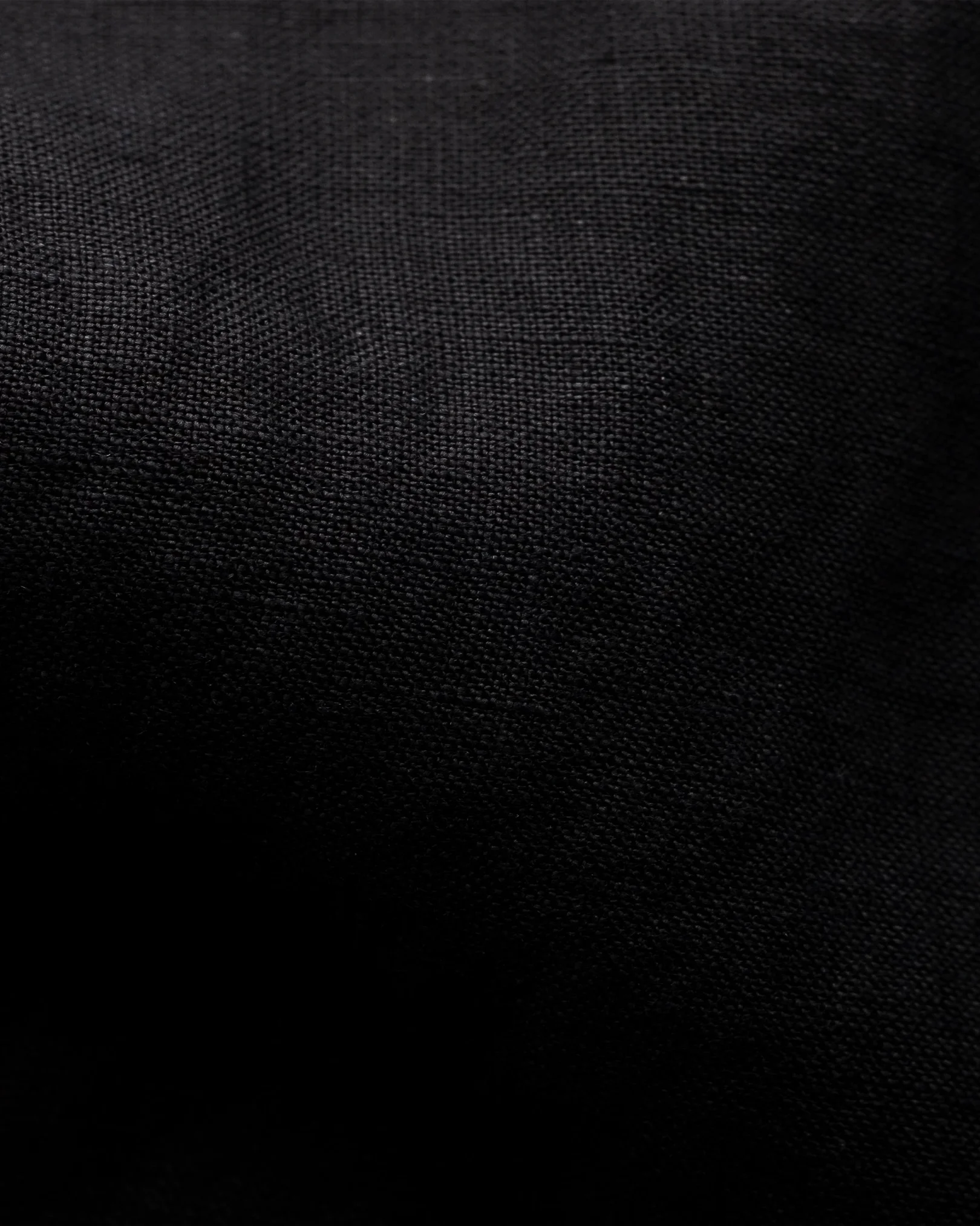 Eton - black resort linen shirt