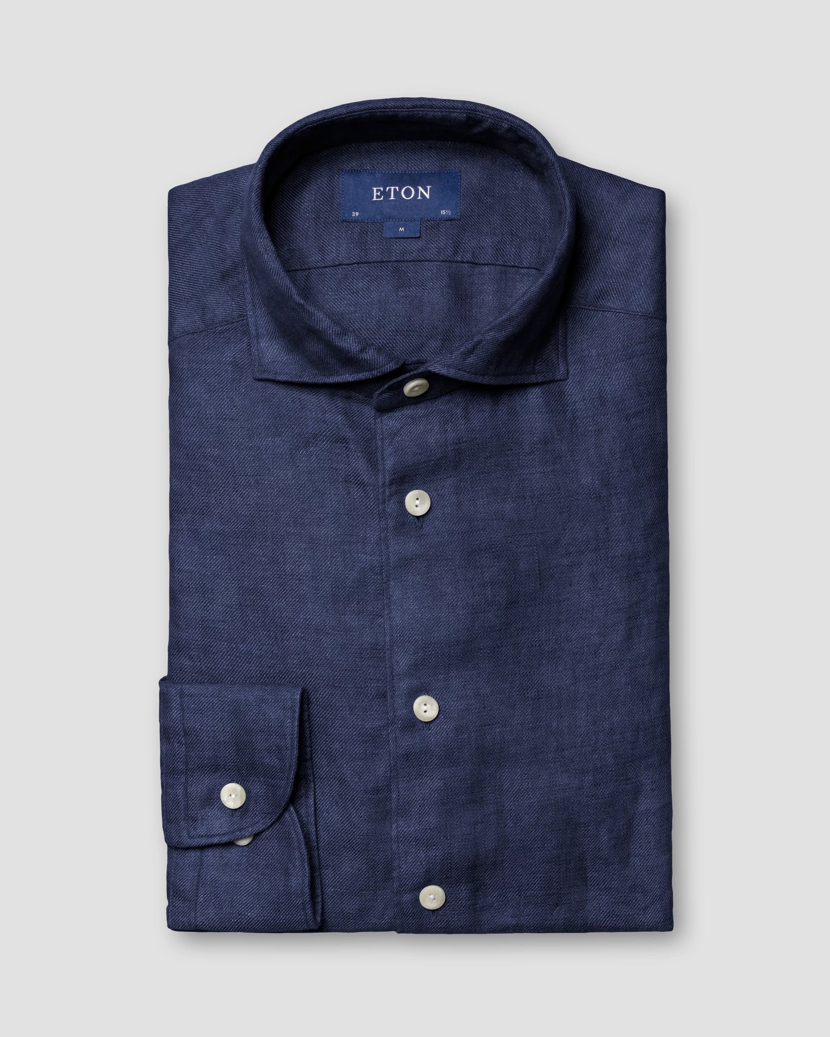 Eton - navy blue linen