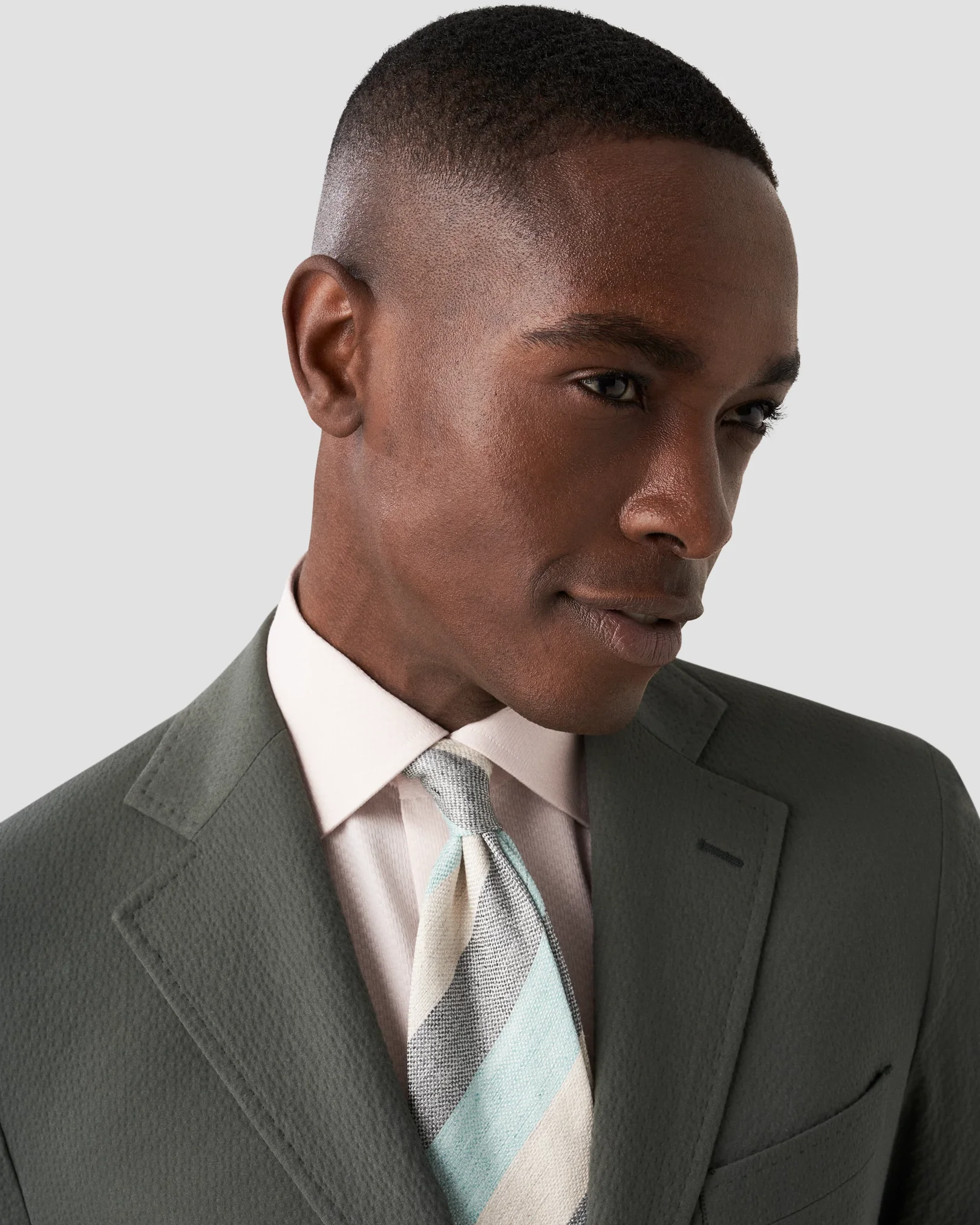 Eton - beige twill cutaway