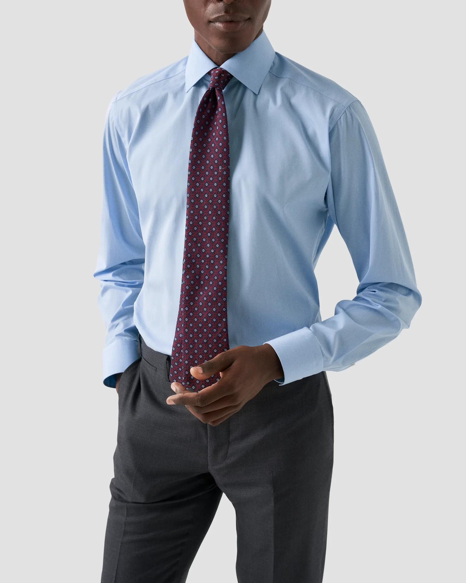 Eton - light blue downing cut away