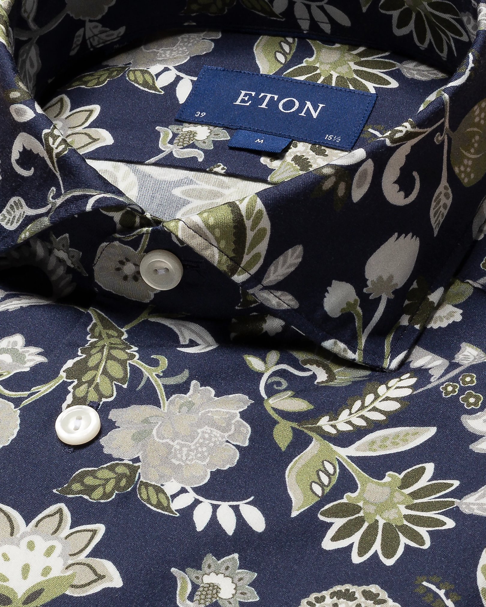 Eton - navy blue siganture twill
