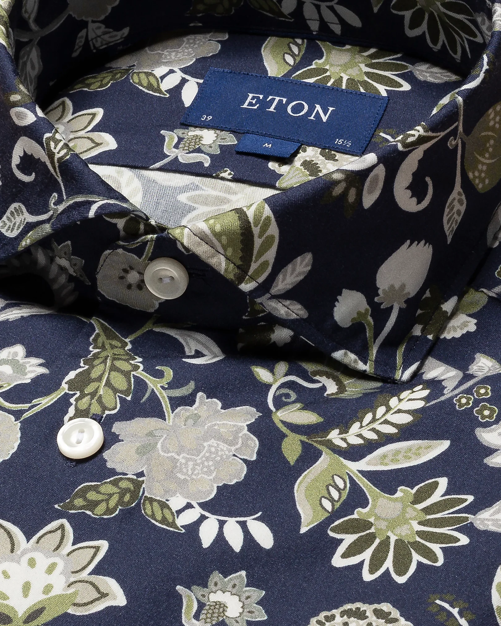Eton - navy blue siganture twill