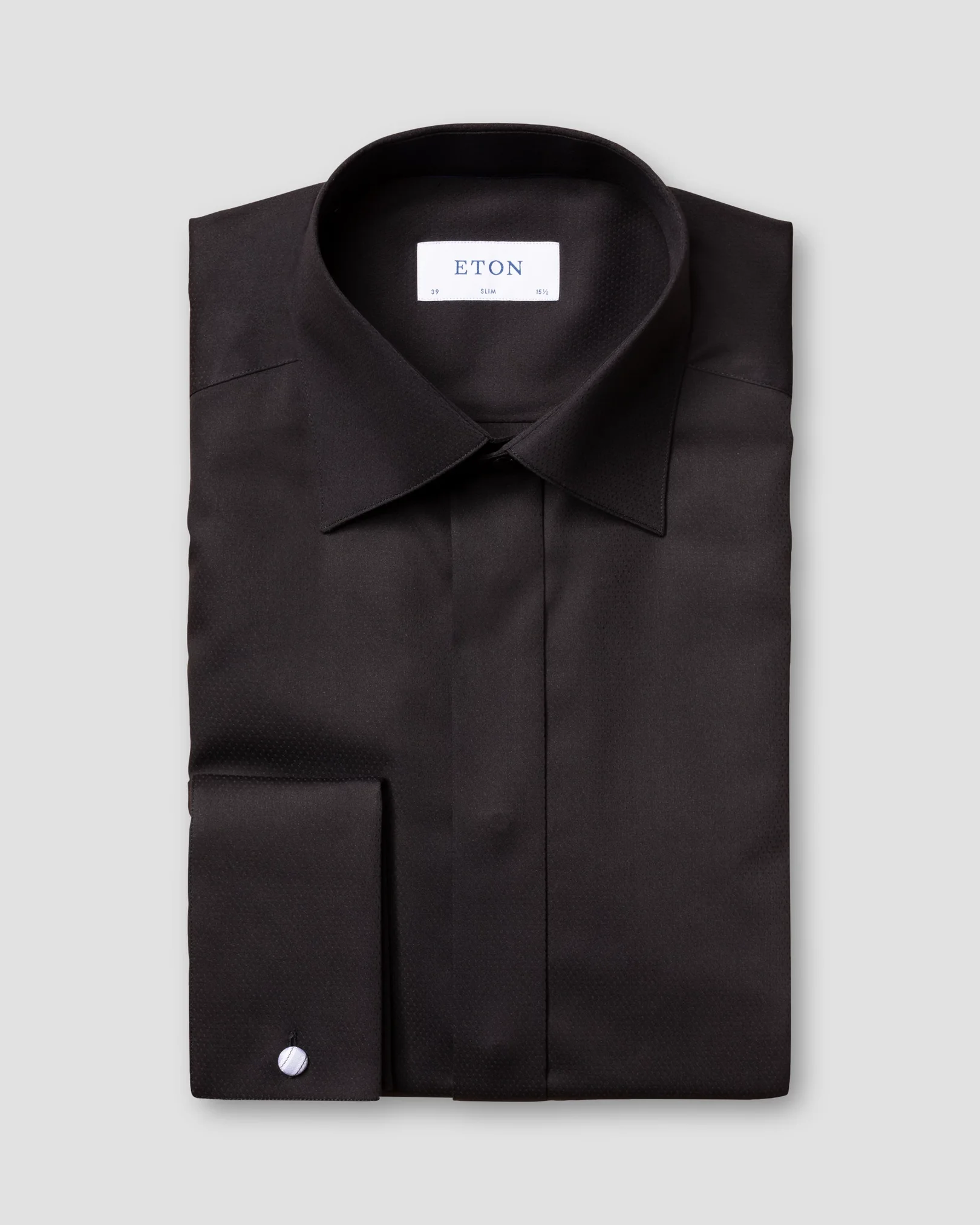 Eton - black fine dots evening shirt