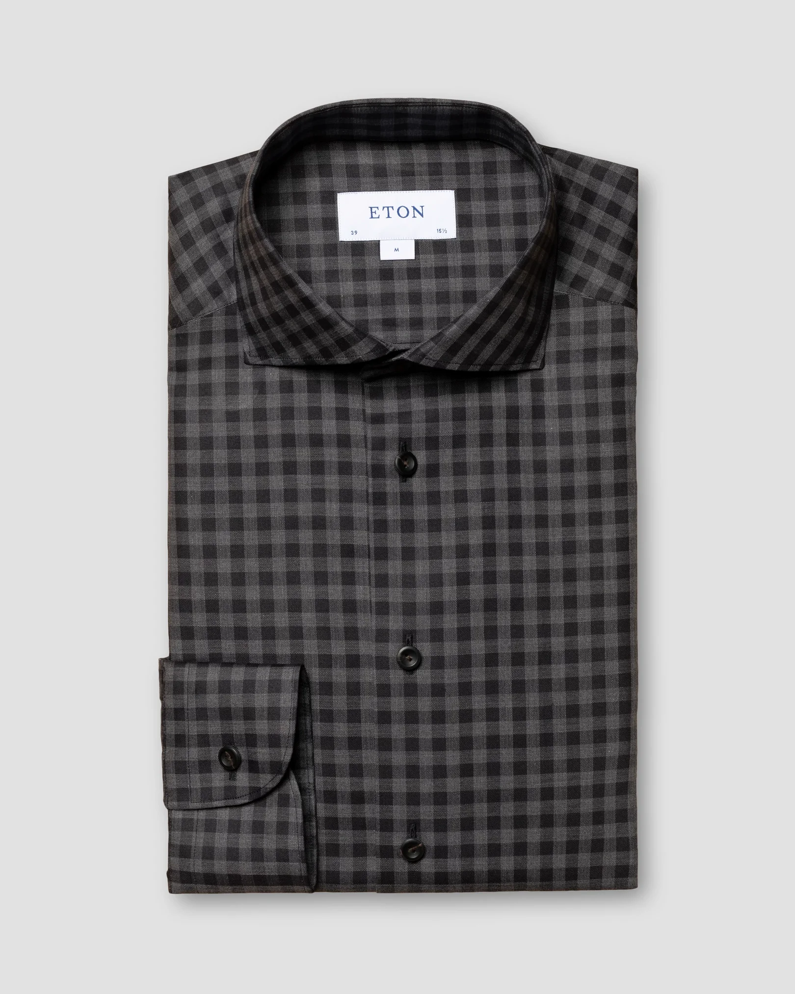 Eton - dark grey lightweight oxford