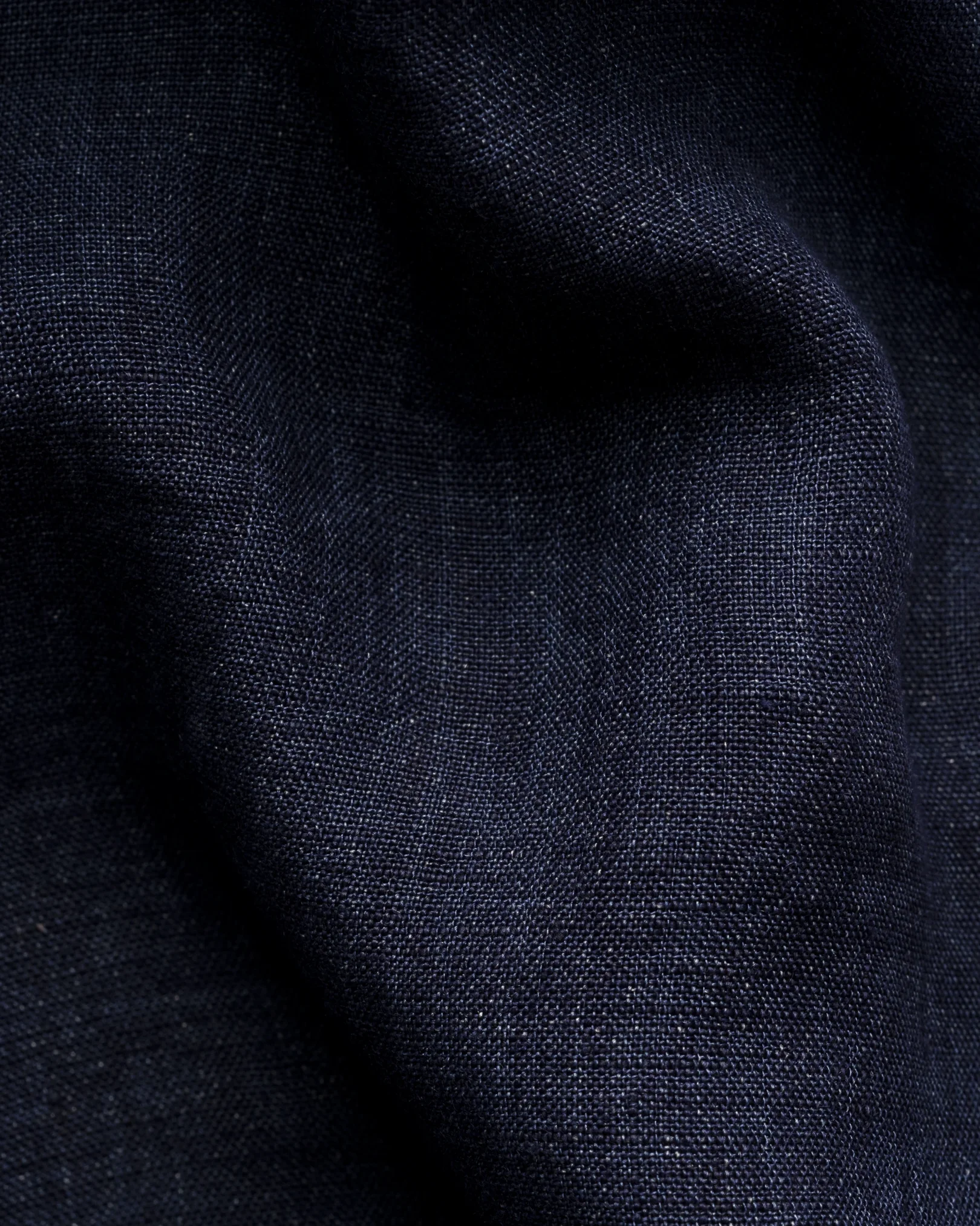 Eton - solid short sleeve linen shirt