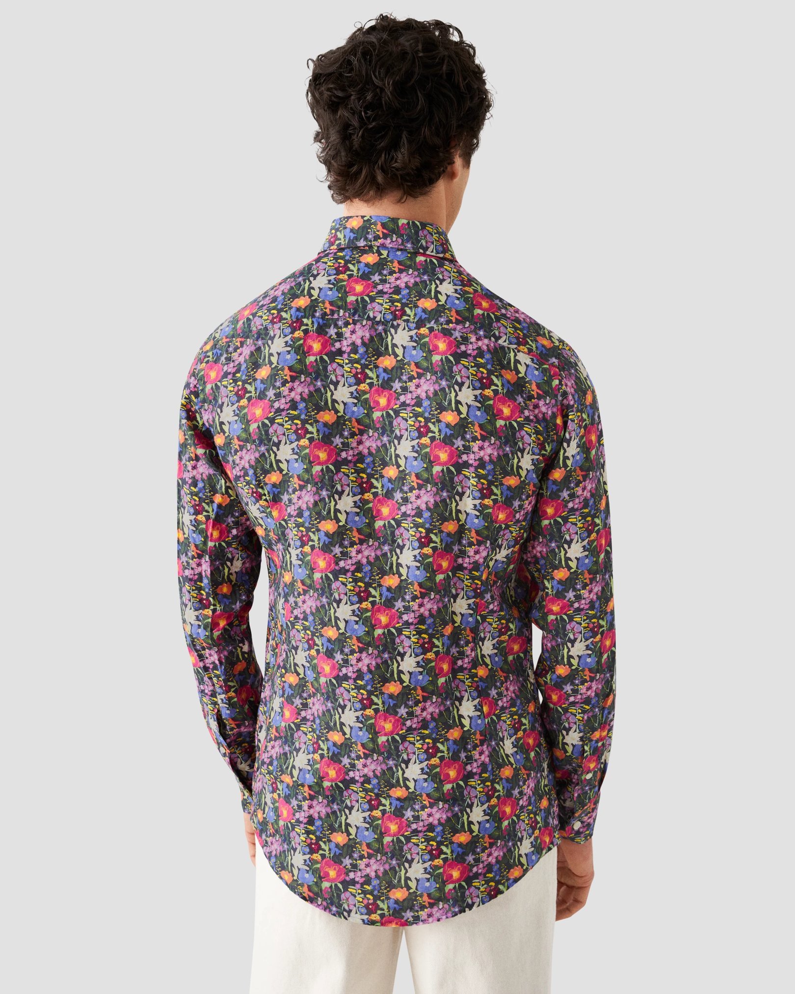 Eton - dark purple linen