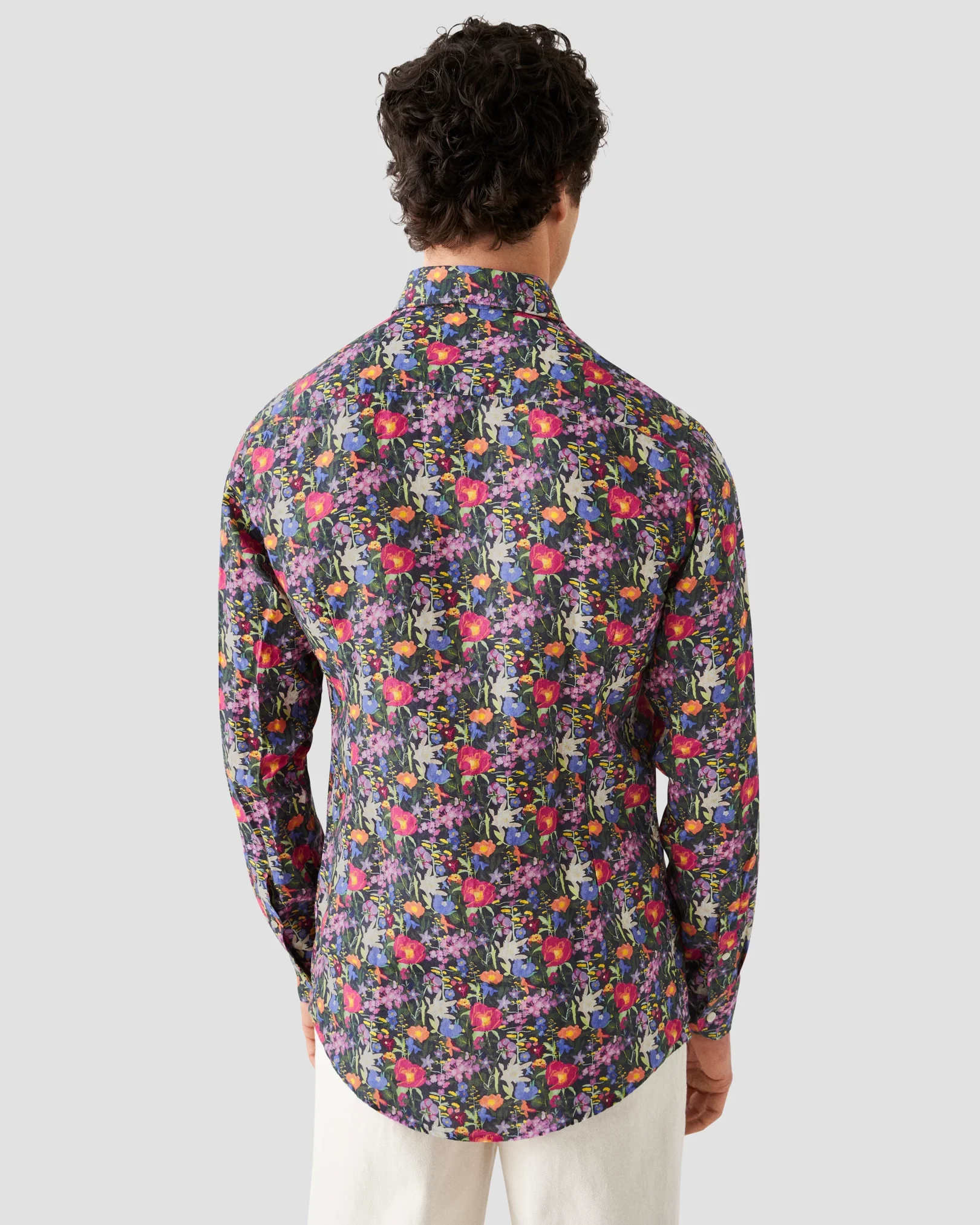 Eton - dark purple linen