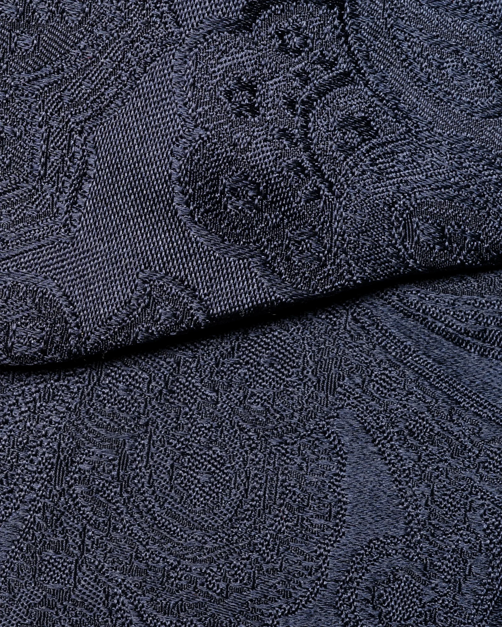 Eton - navy blue paisley bowtie