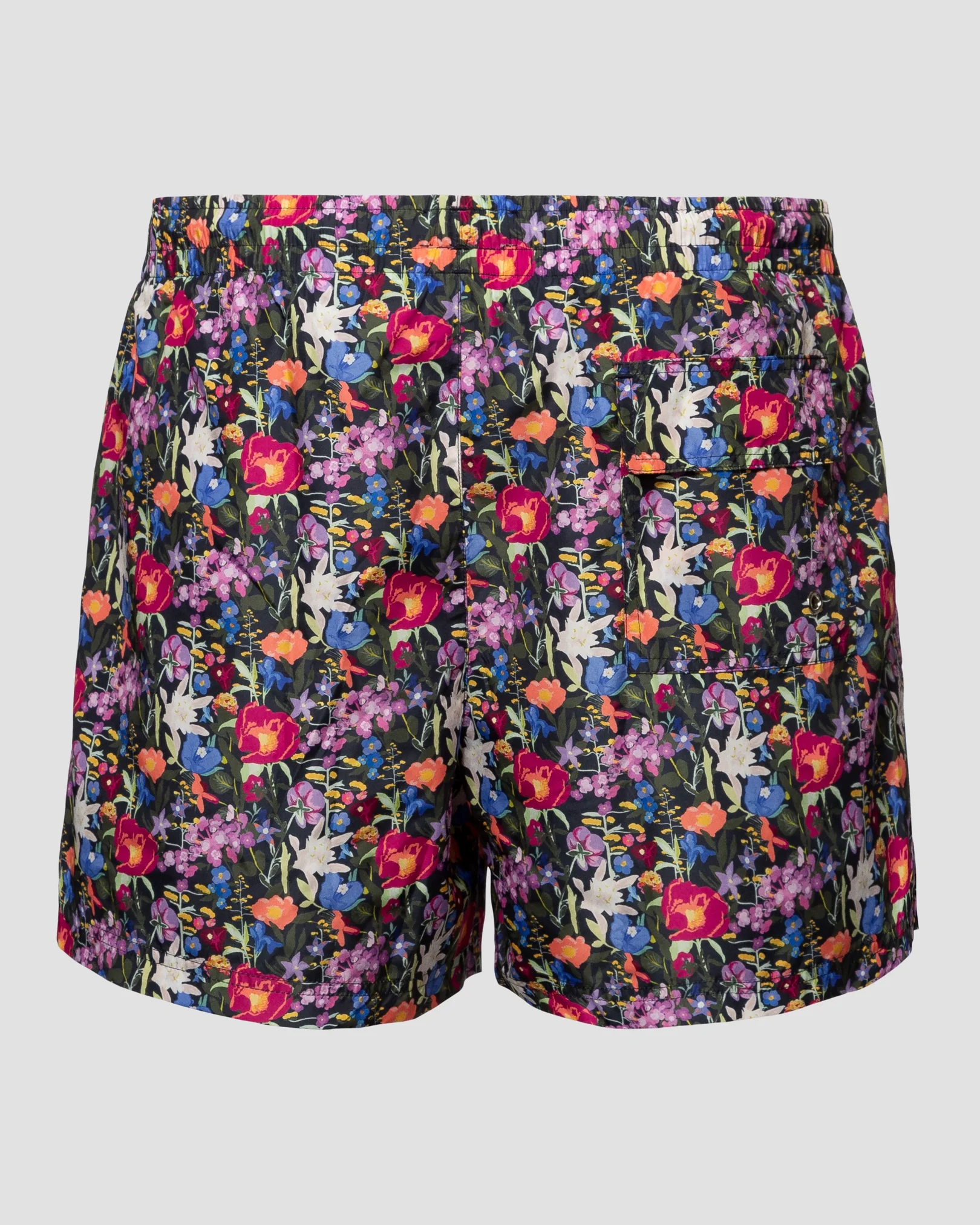 Eton - navy floral swim shorts