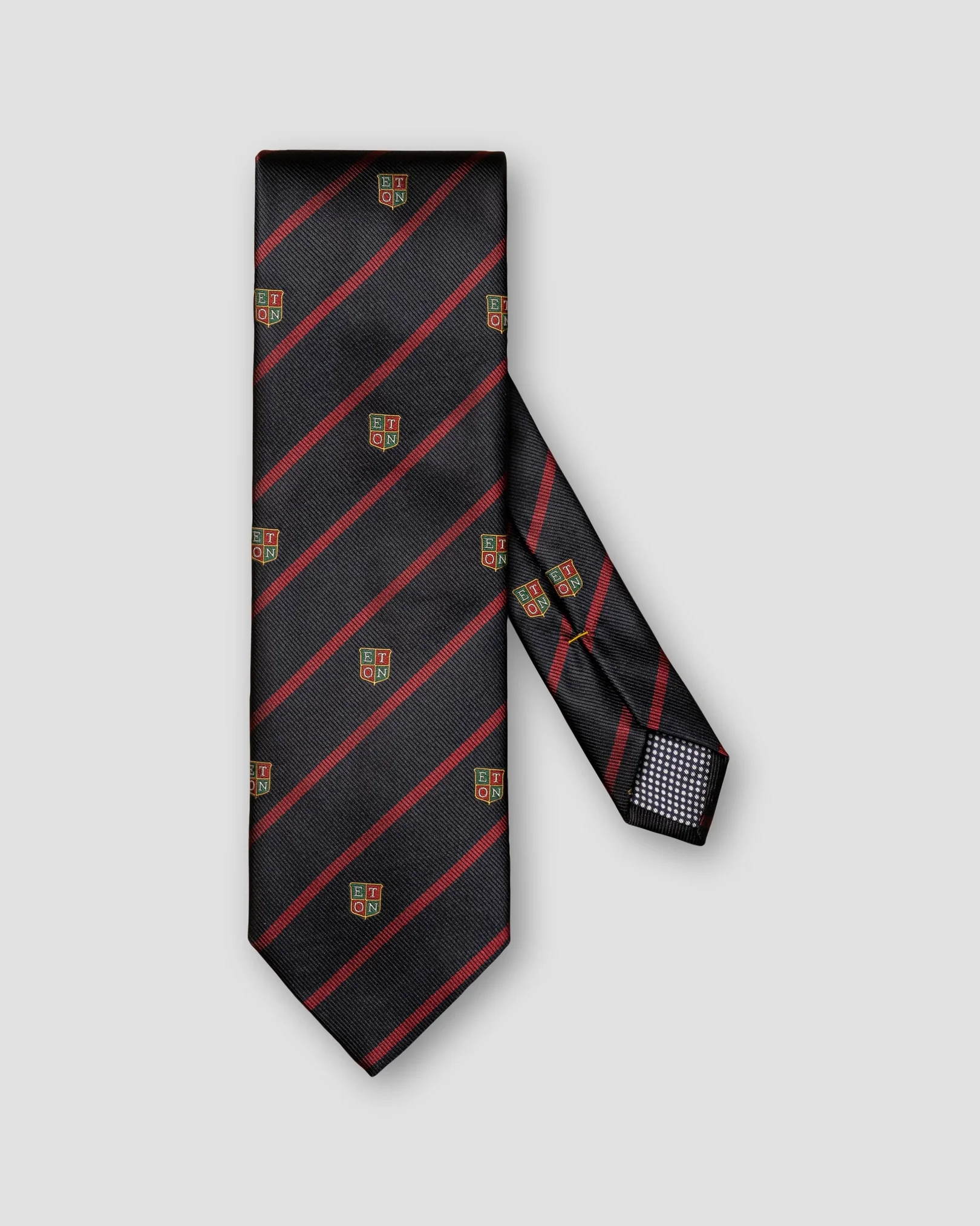 Eton - navy blue ivy tie