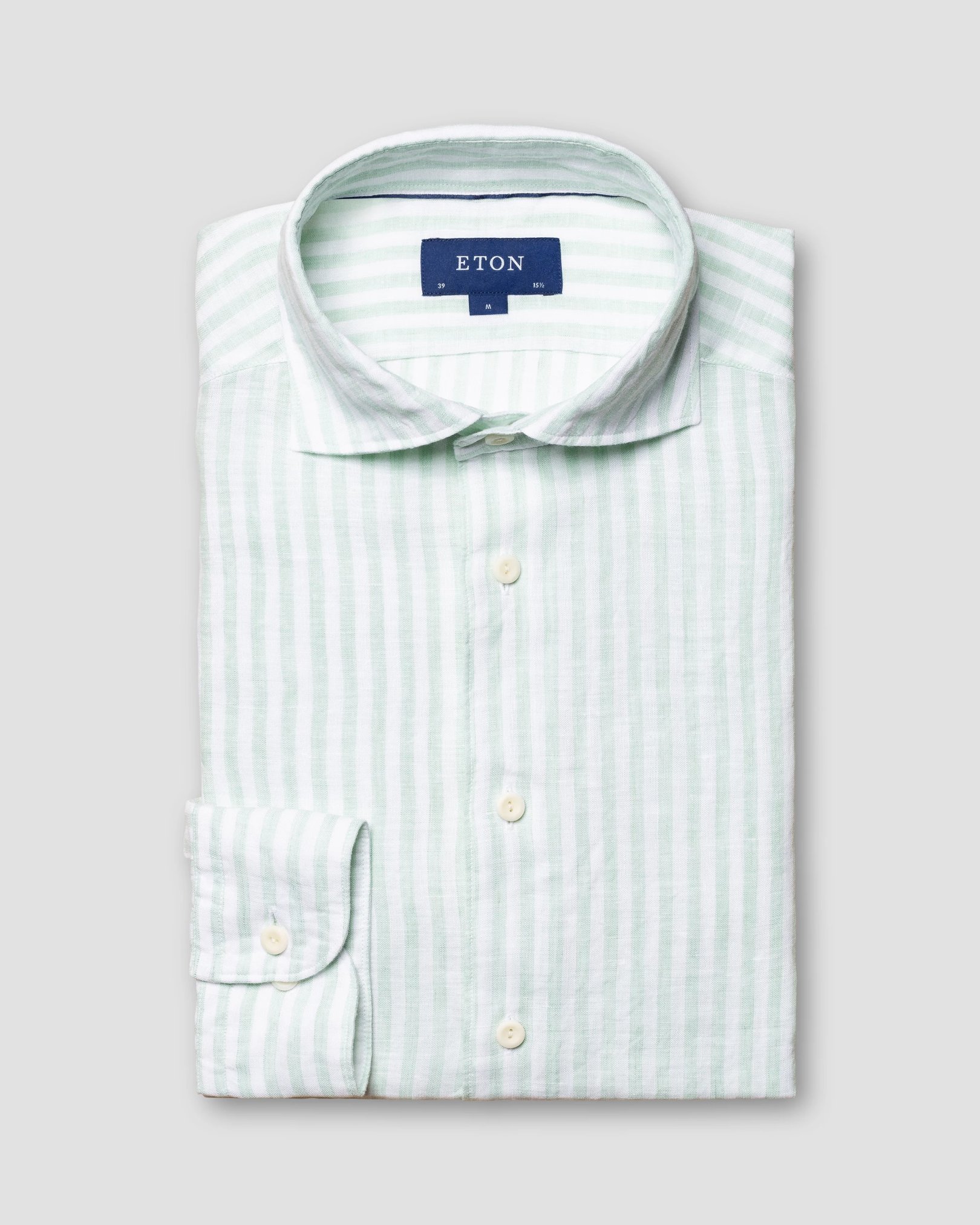 Eton - green linen widespread