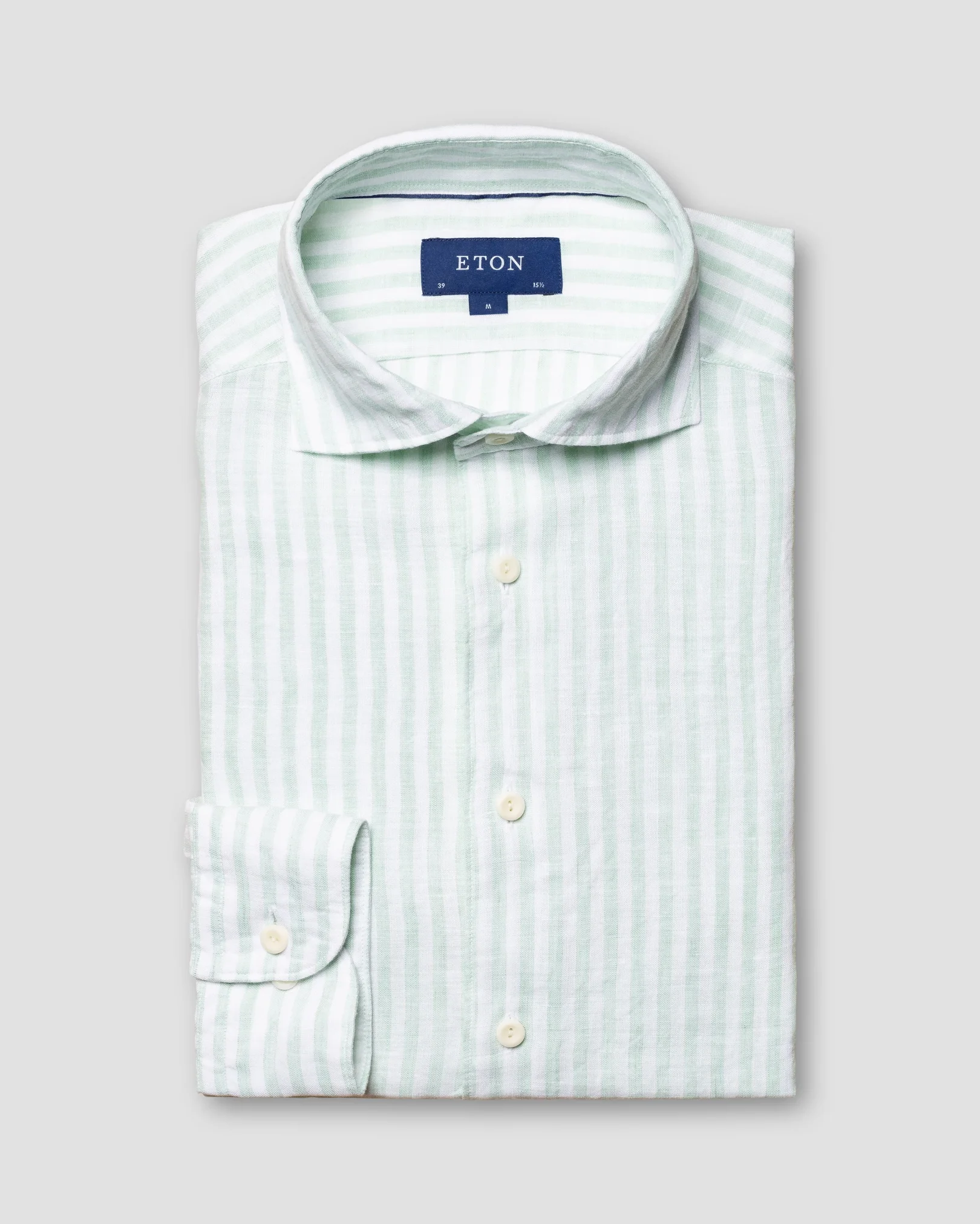 Eton - green linen widespread