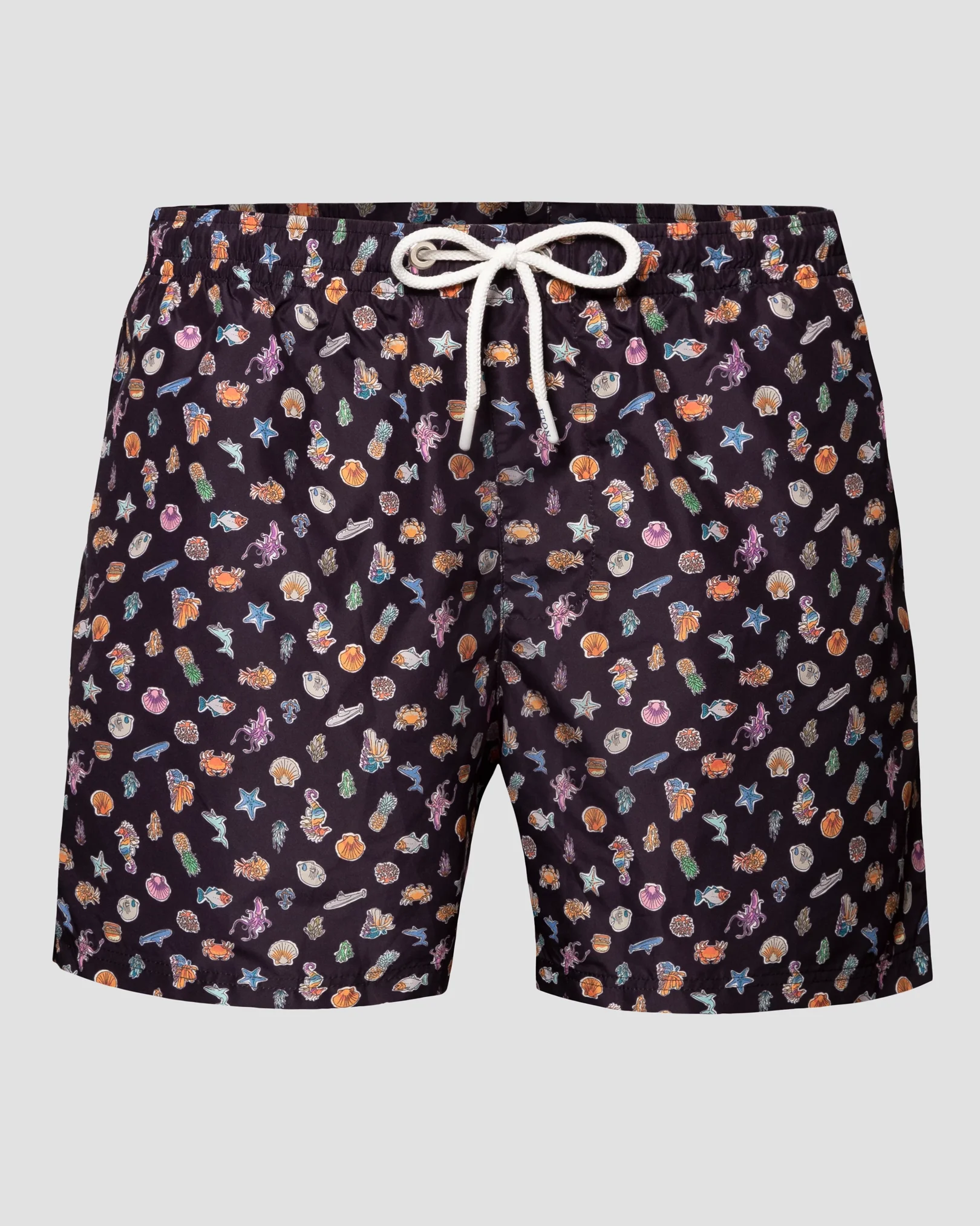 Eton - sea print swim trunks shorts