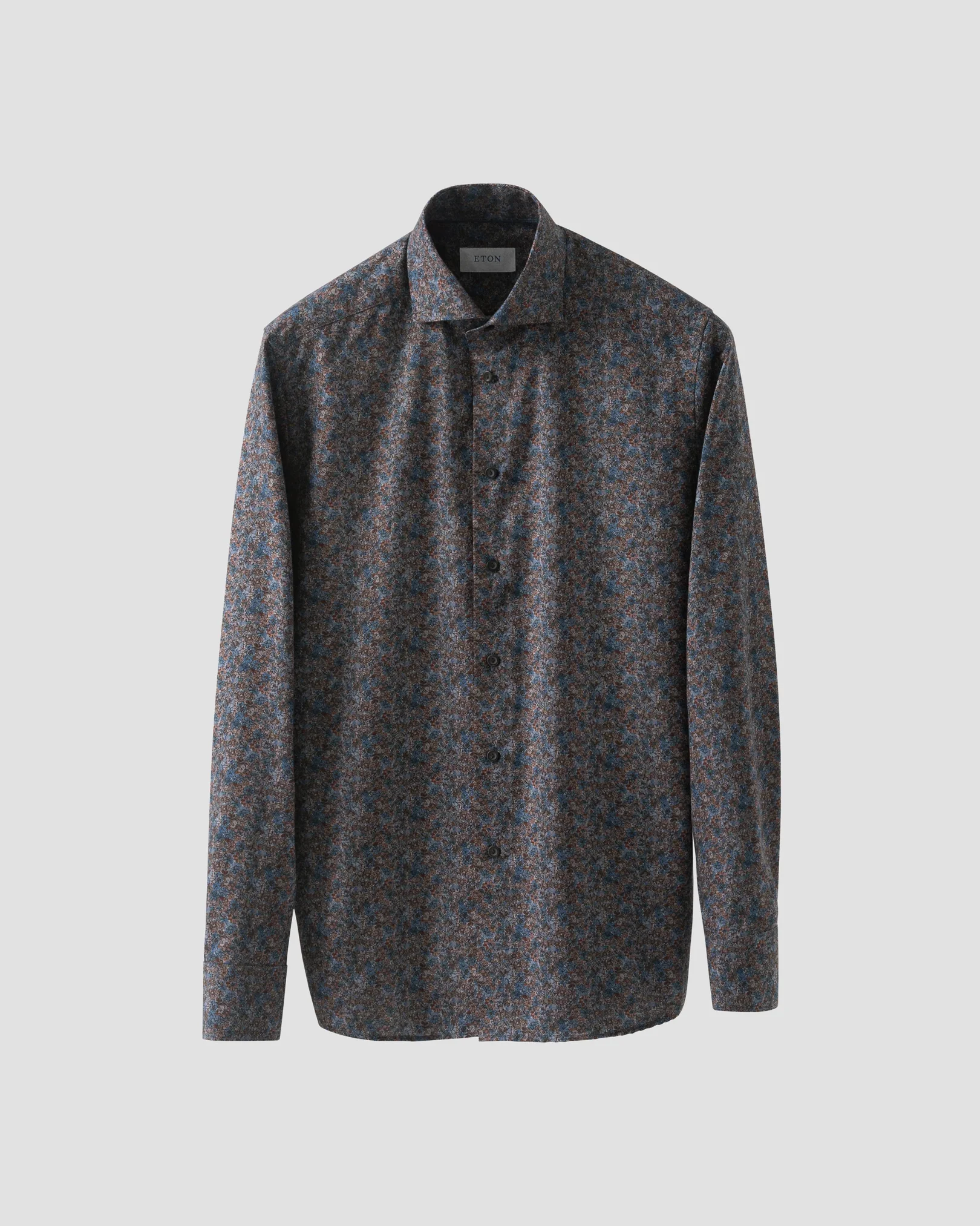 Eton - blue shade floral shirt