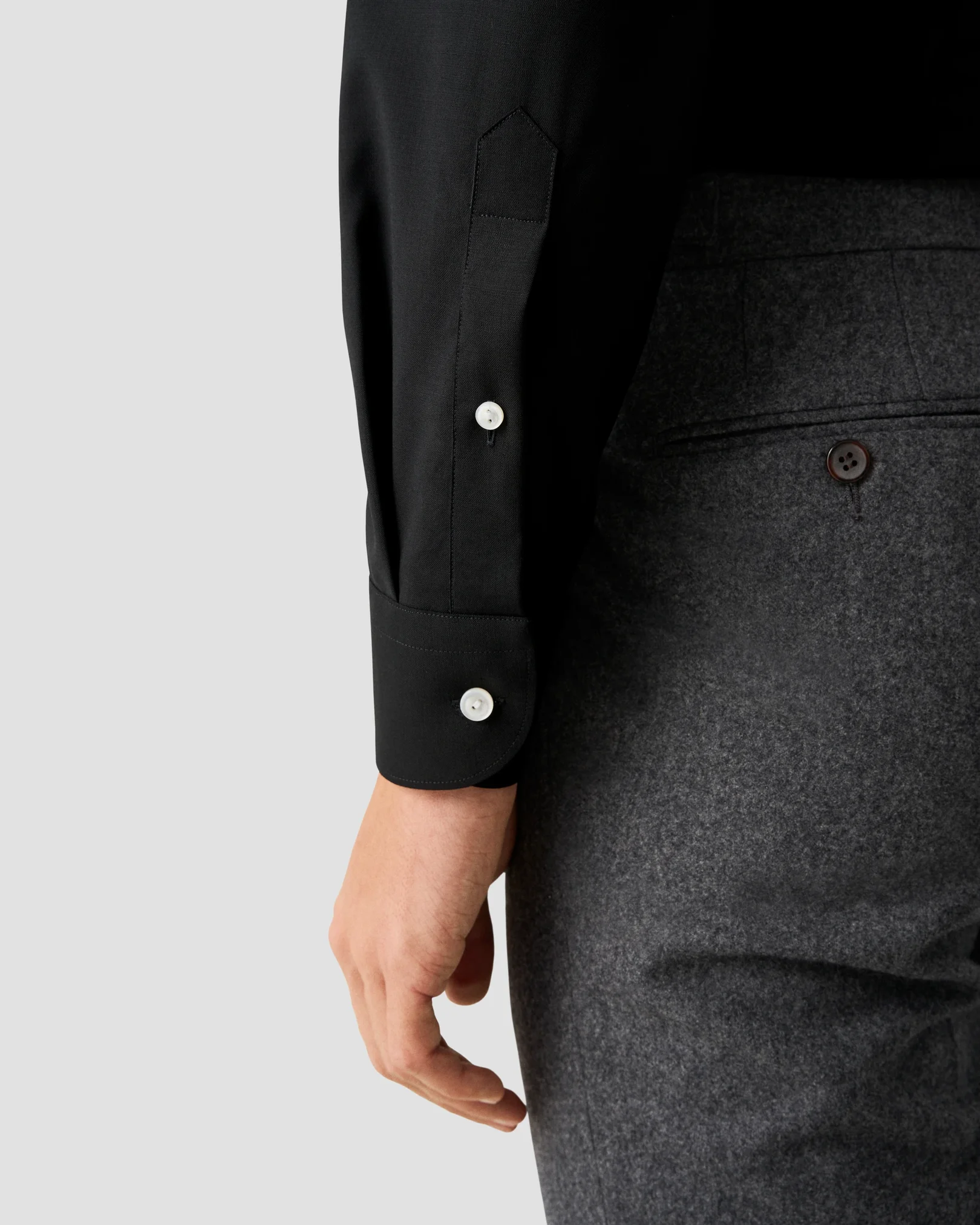 Eton - Solid Merino Wool Shirt