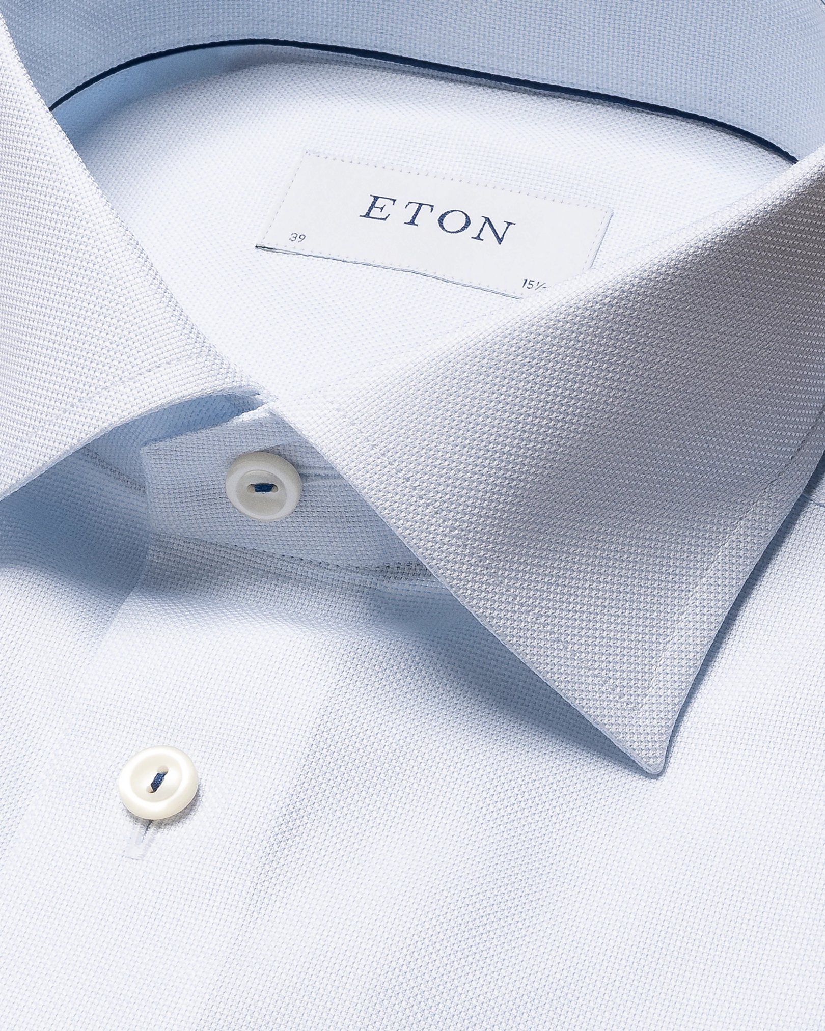 Eton - light blue dobby shirt