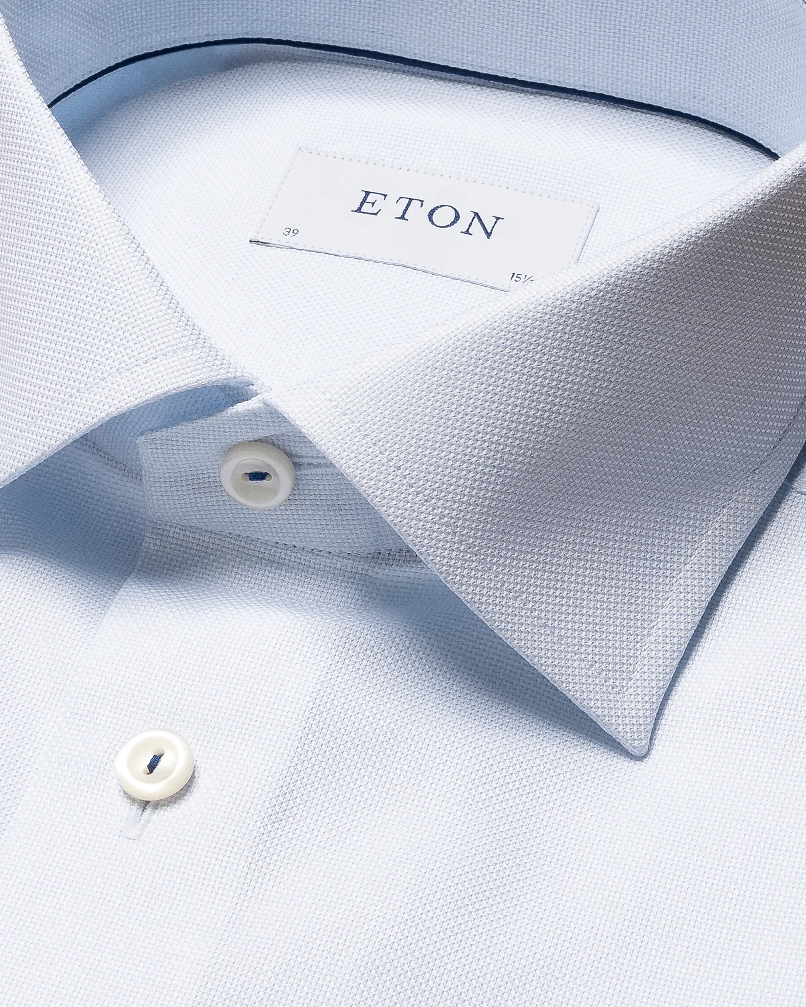 Eton - light blue dobby shirt