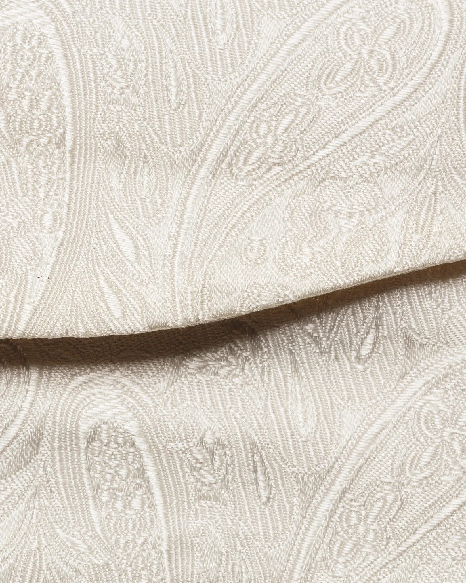 Eton - white jacquard self tied
