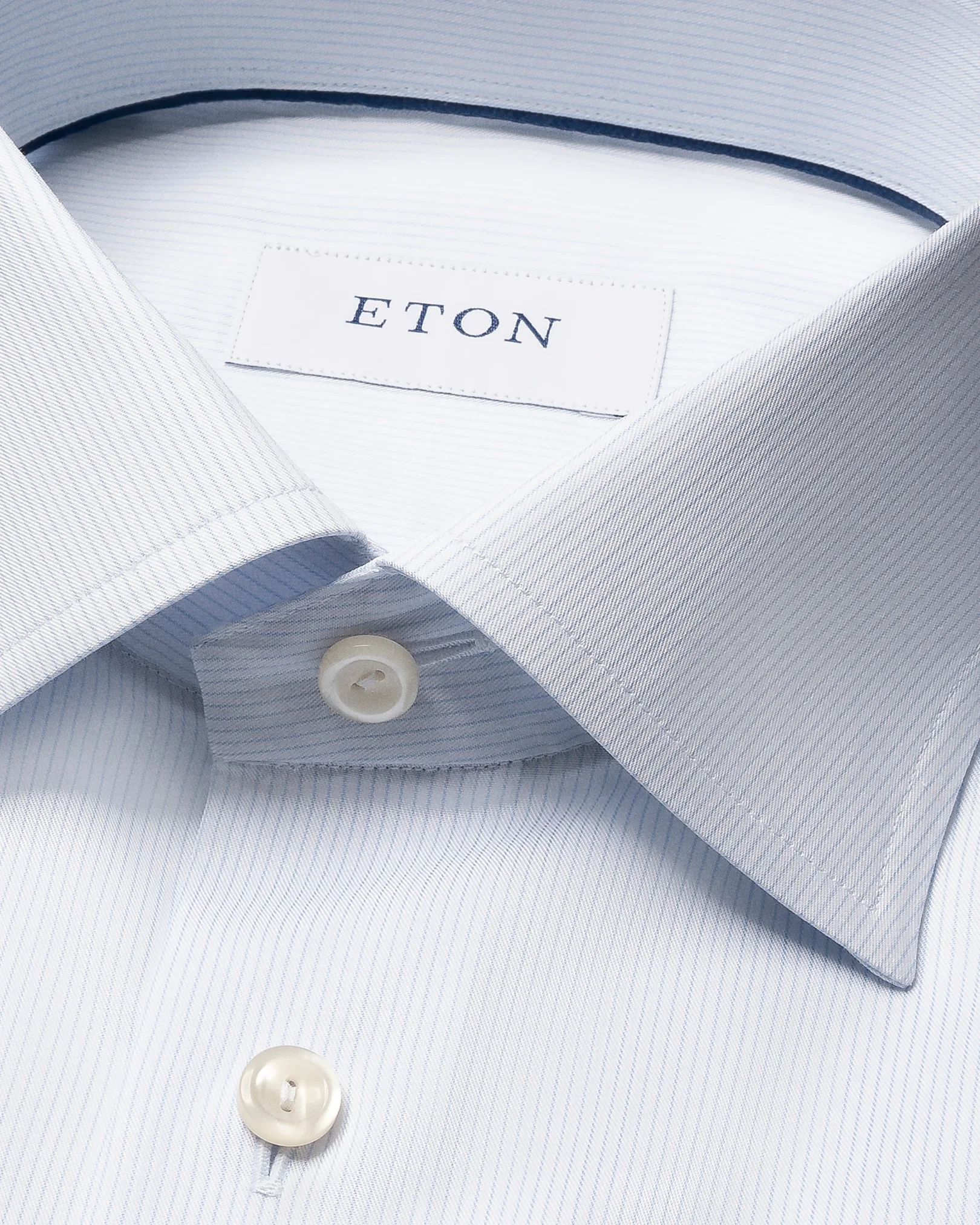 Eton - Fein gestreiftes Twill-Hemd