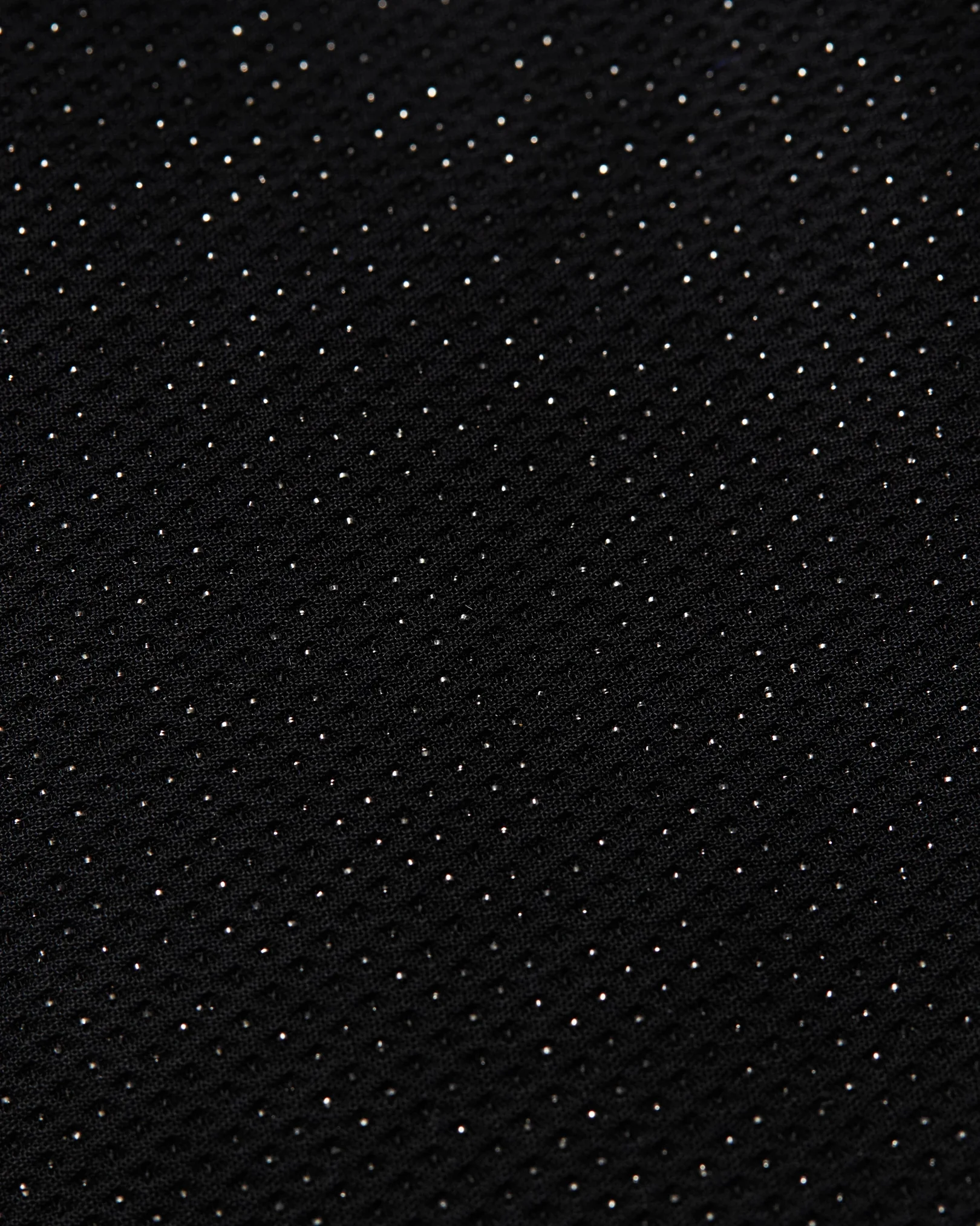 Eton - black pique tuxedo shirt glitter effect