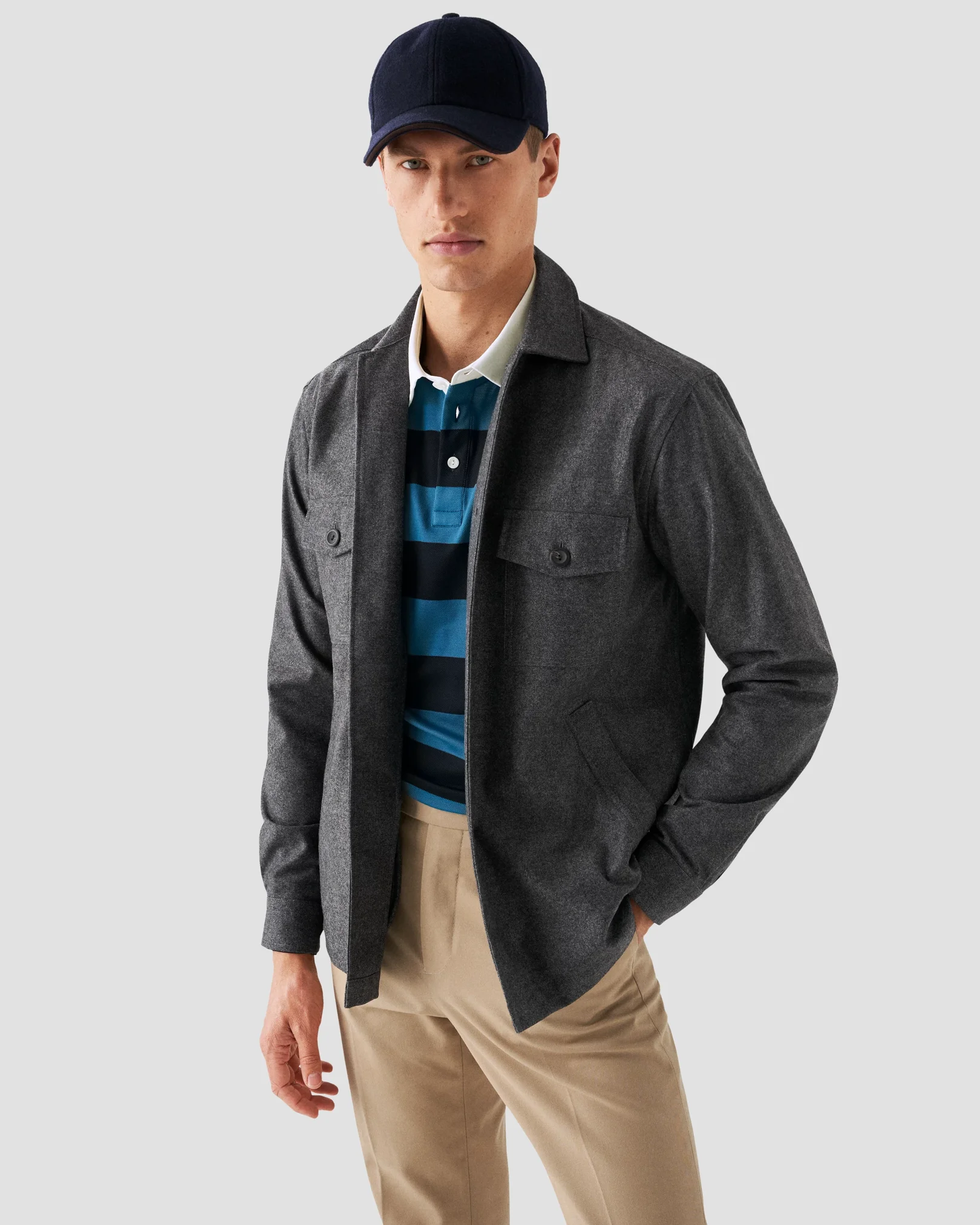 Eton - mid blue doub