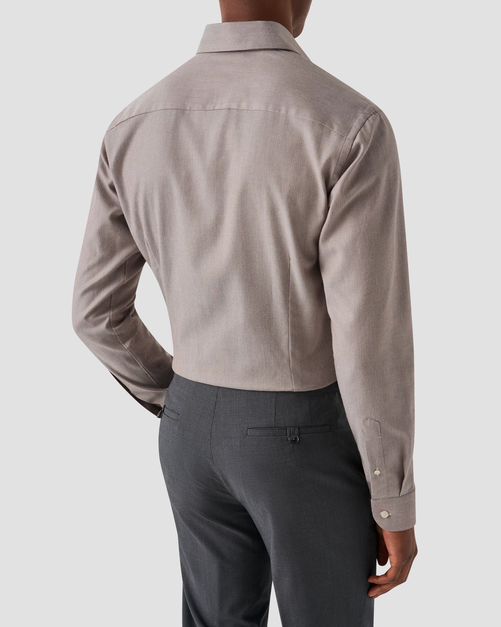 Eton - beige melange signature twill