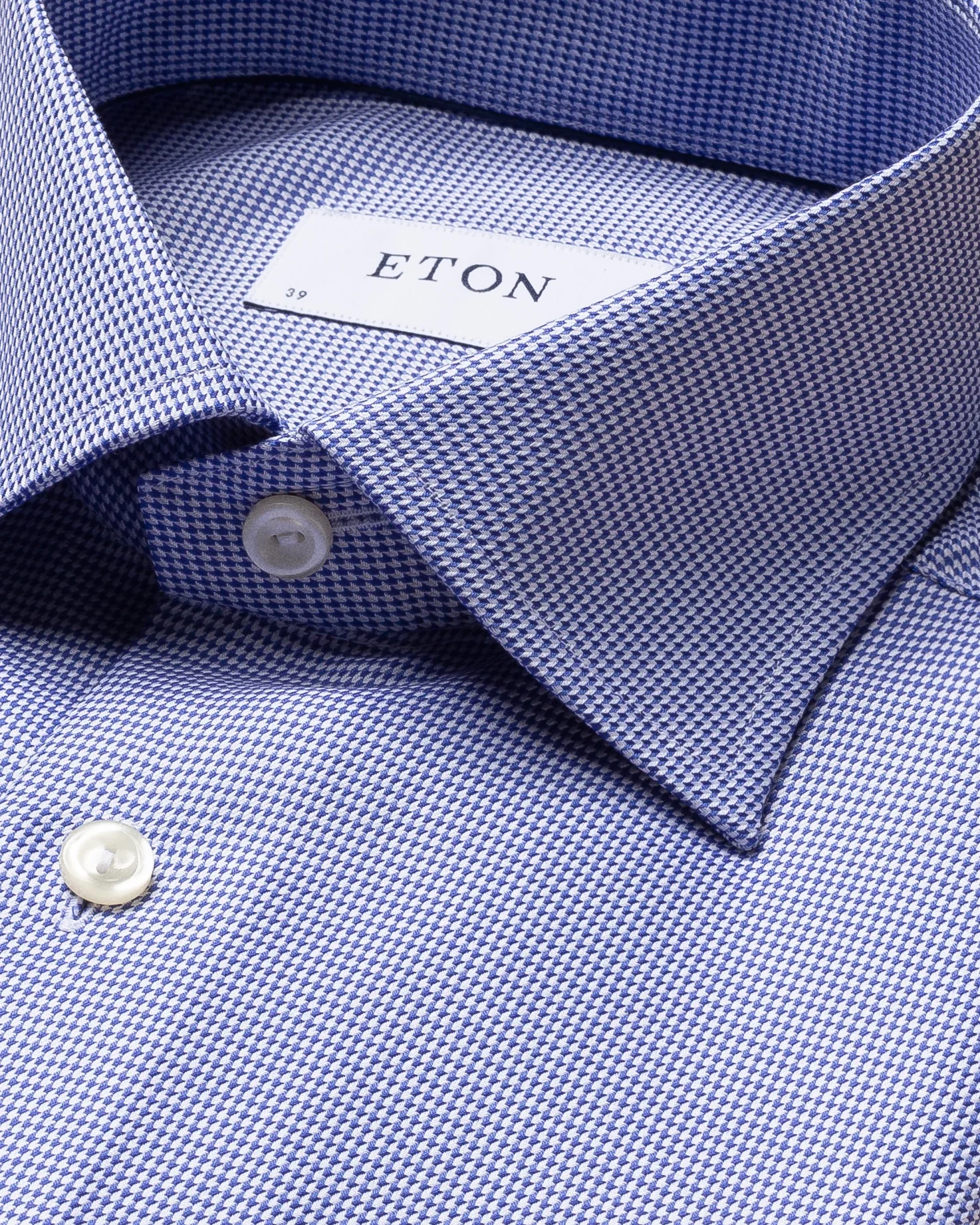Eton - blue twill shirt